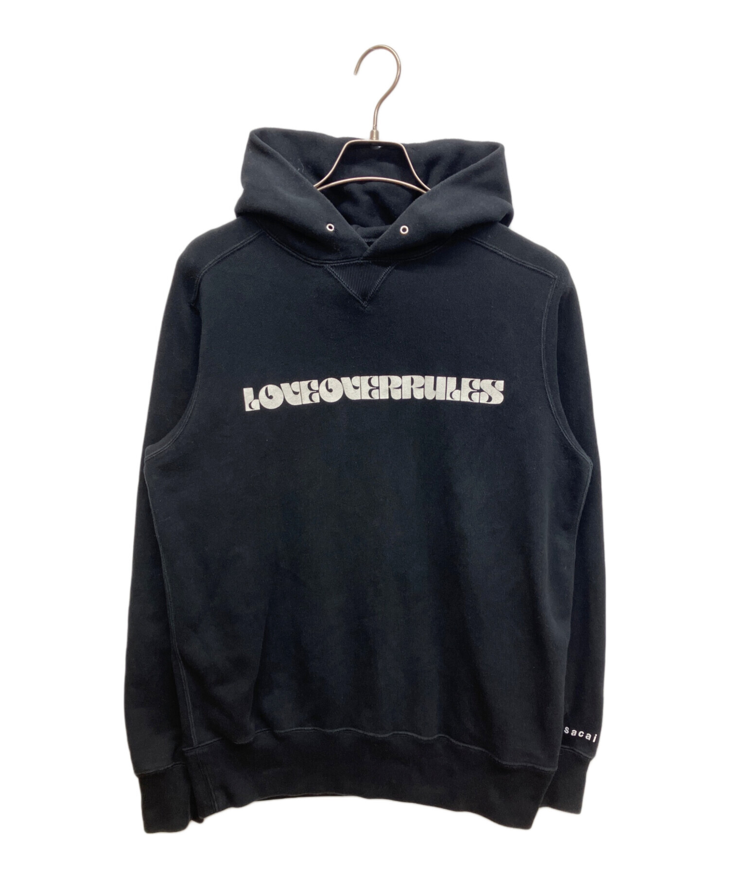中古・古着通販】sacai (サカイ) LOVE OVER RULESスウェットパーカー