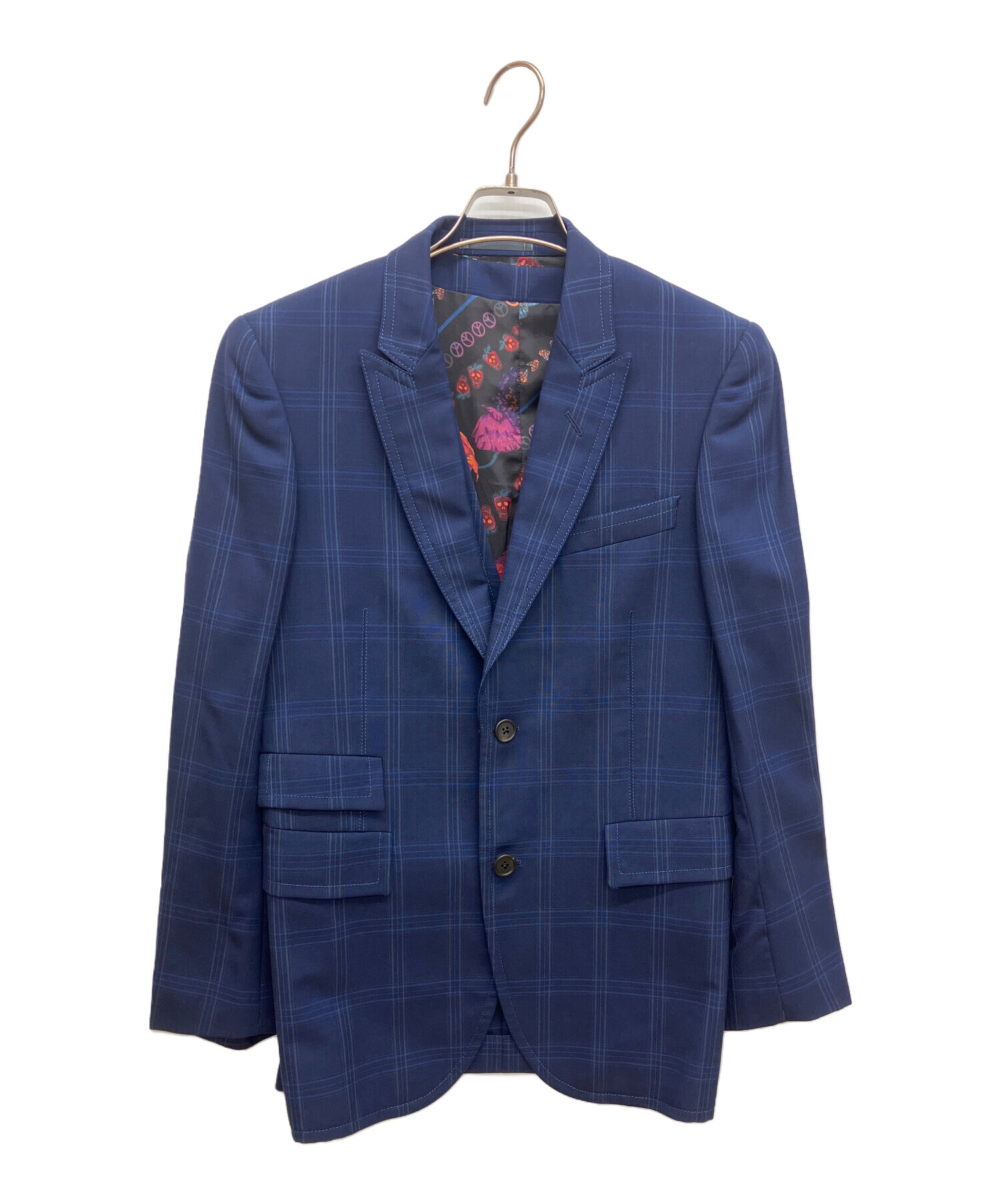 【定価18万】Paul Smith 3ピース スーツ セットアップ ジャケット 中古・古着通販】PAUL SMITH (ポールスミス) ウィンドウペン 3ピース
