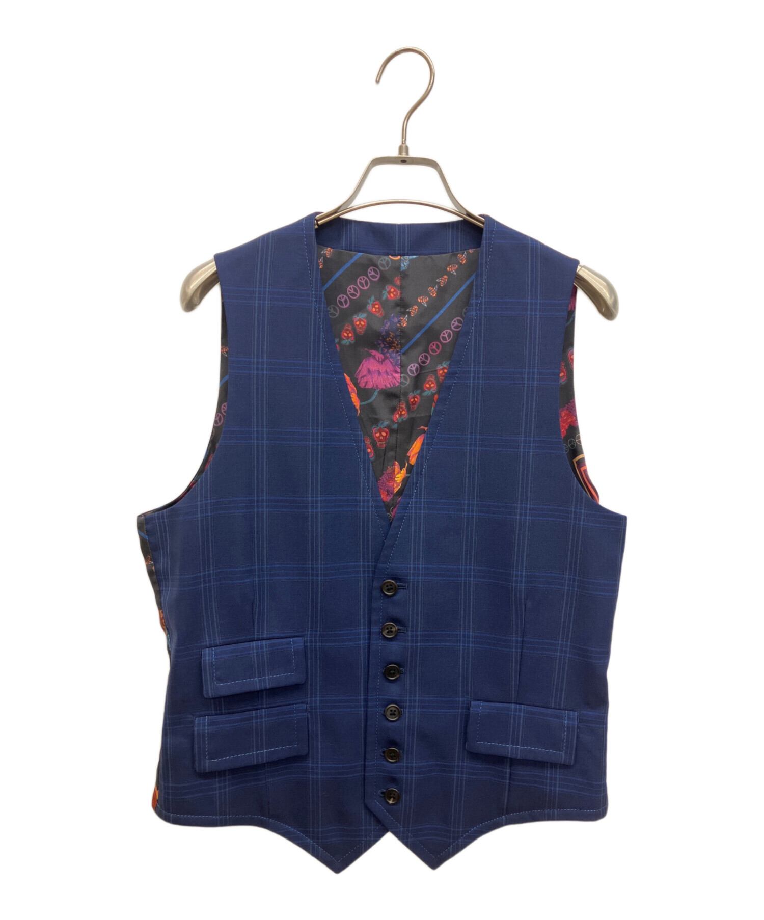 ポールスミス　Paul Smith　ウィンドウペン　スーツ　セットアップ　XL 中古・古着通販】PAUL SMITH (ポールスミス) ウィンドウペン 3ピース