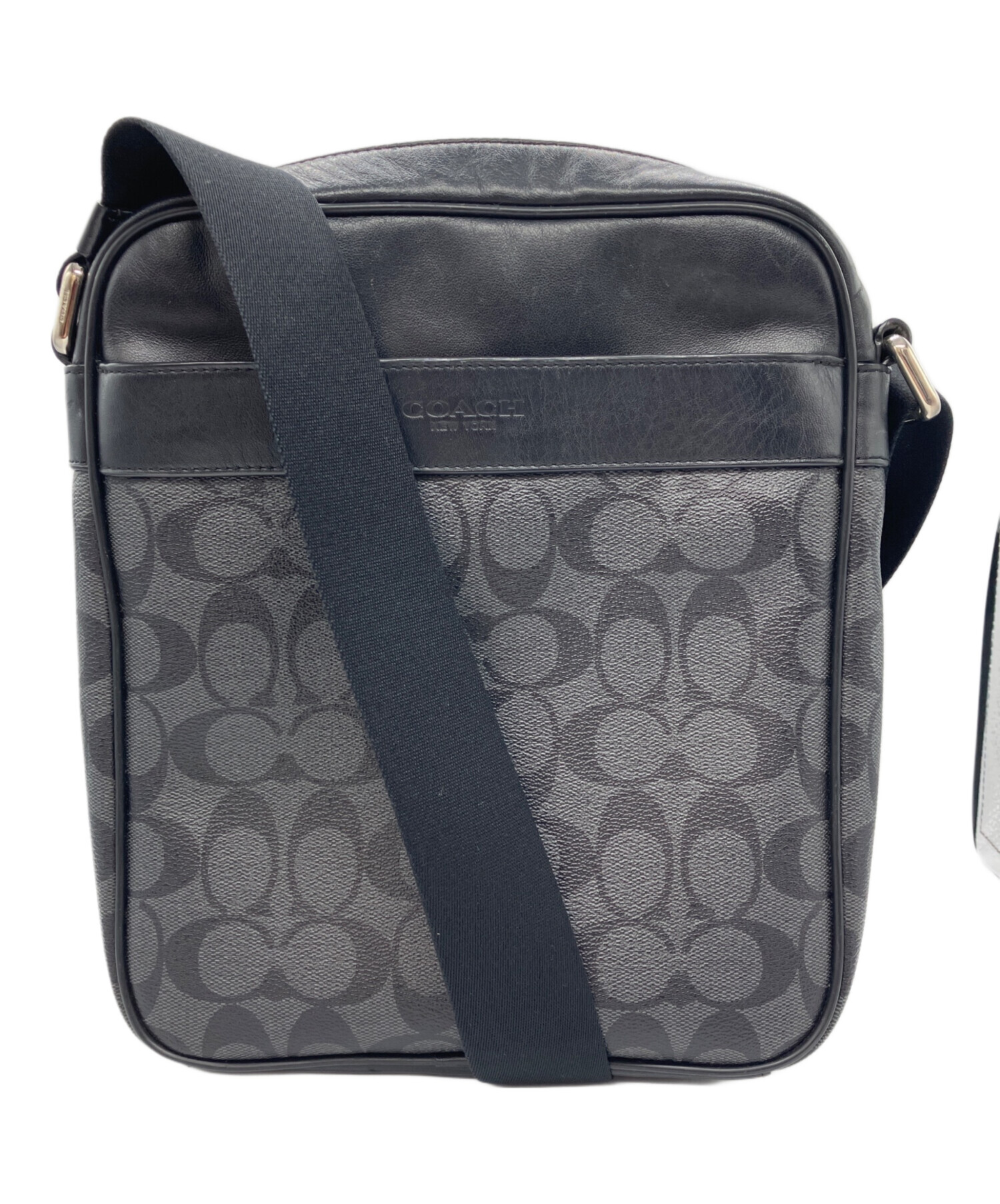 コーチ　シグネチャー柄　ショルダーバッグ新品未使用 中古・古着通販】COACH (コーチ) シグネチャー柄ショルダーバッグ