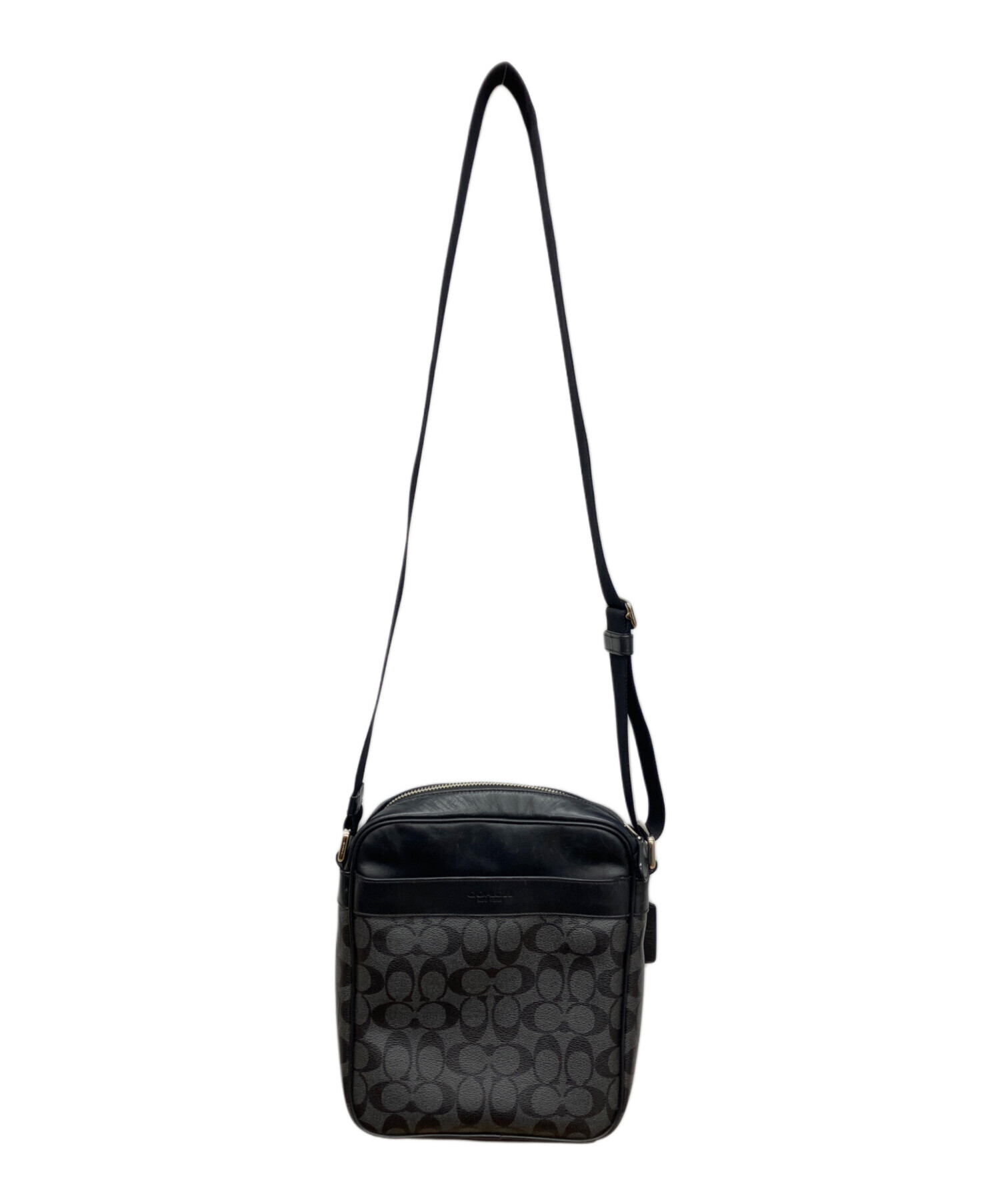 中古・古着通販】COACH (コーチ) シグネチャー柄ショルダーバッグ