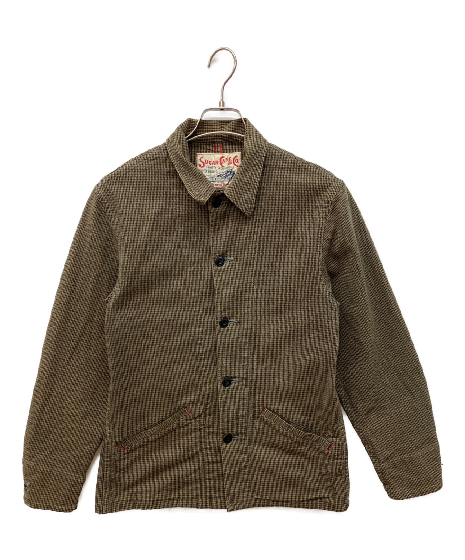 中古・古着通販】SUGAR CANE (シュガーケーン) カバーオール ブラウン 中古・古着通販】SUGAR CANE (シュガーケーン) カバーオール ブラウン