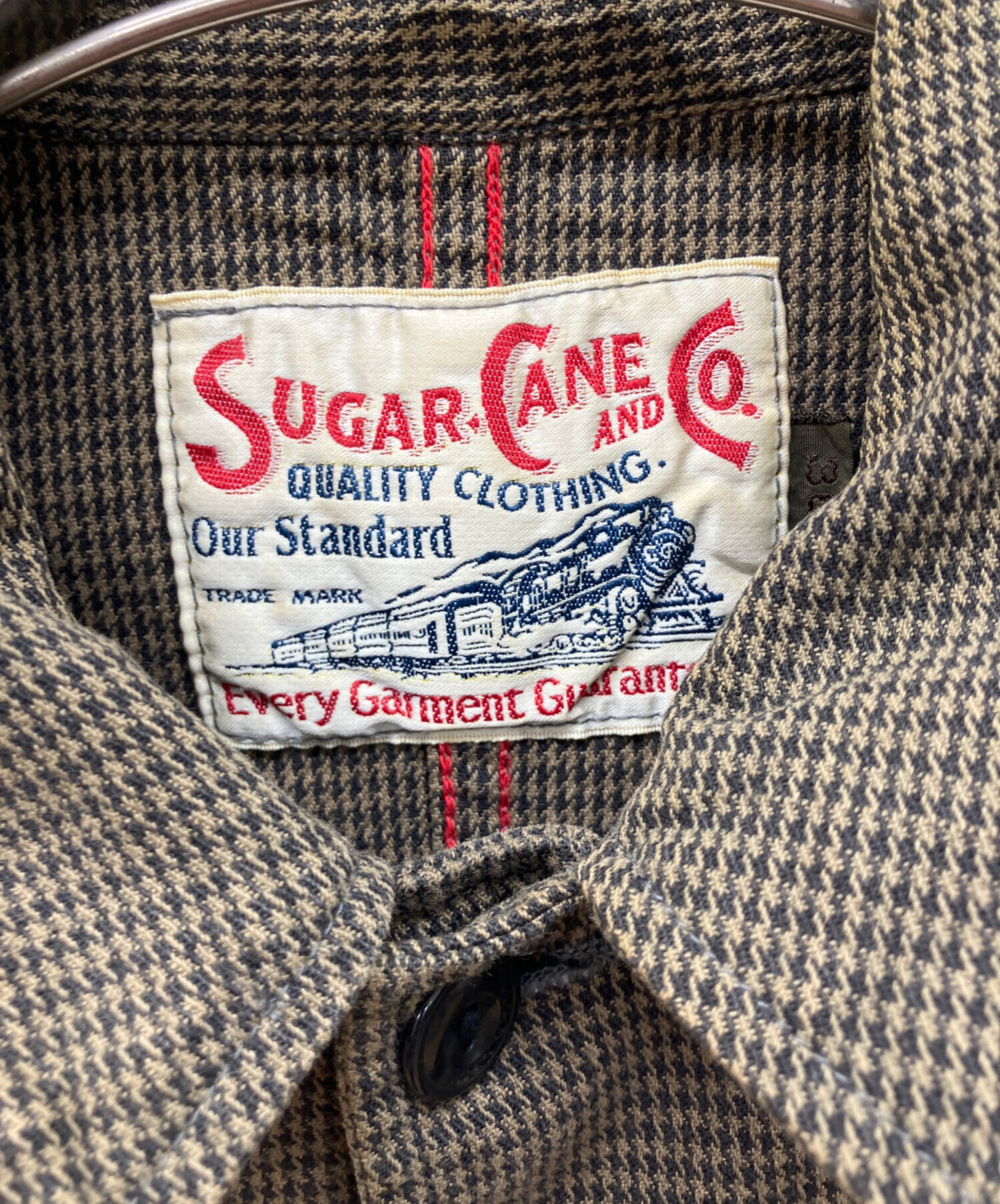 中古・古着通販】SUGAR CANE (シュガーケーン) カバーオール ブラウン 中古・古着通販】SUGAR CANE (シュガーケーン) カバーオール ブラウン