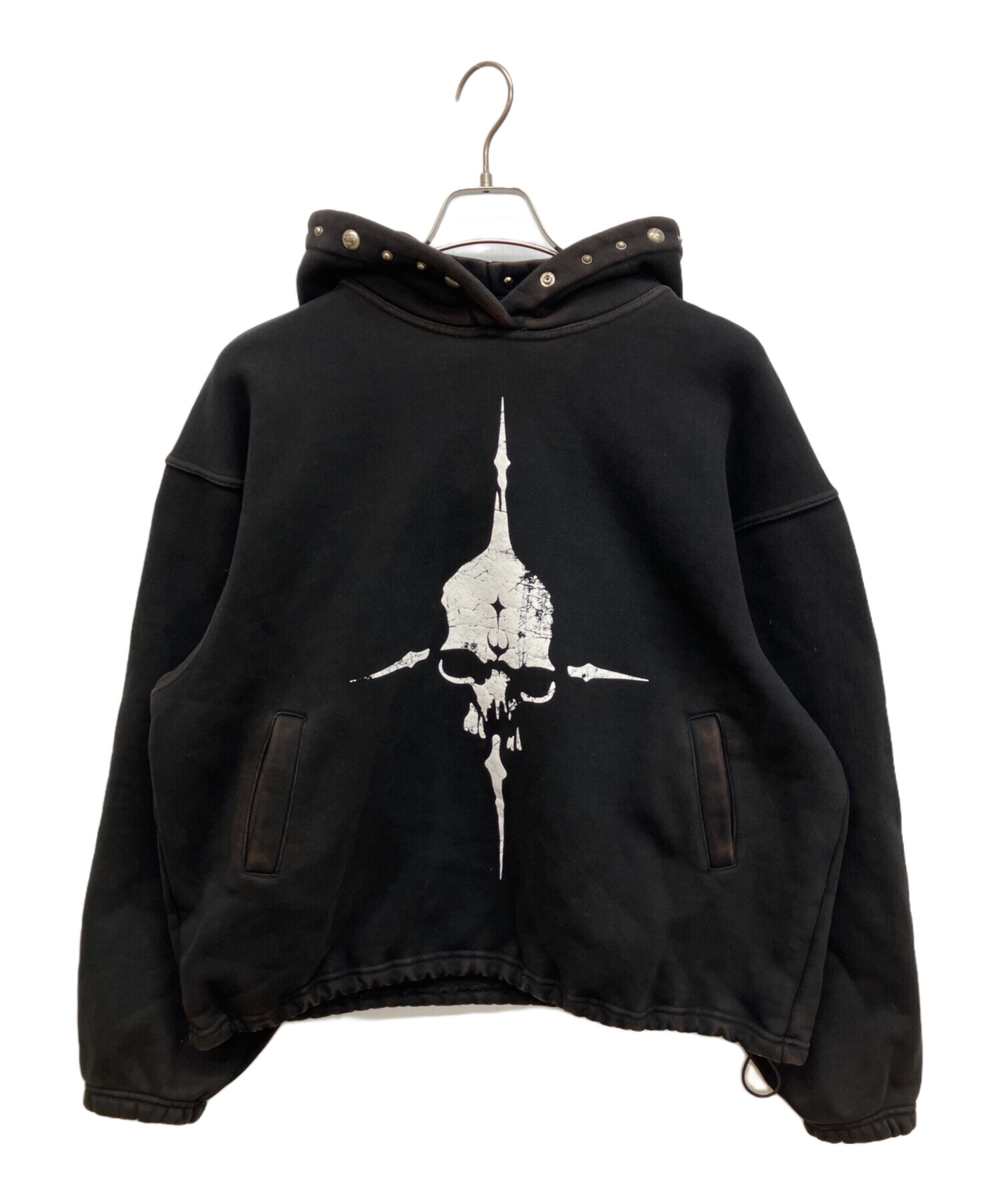 確実正規品　thug club パーカー　スタッズ 中古・古着通販】THUG CLUB (サグ クラブ) PEACE STUD HOODIE ピース