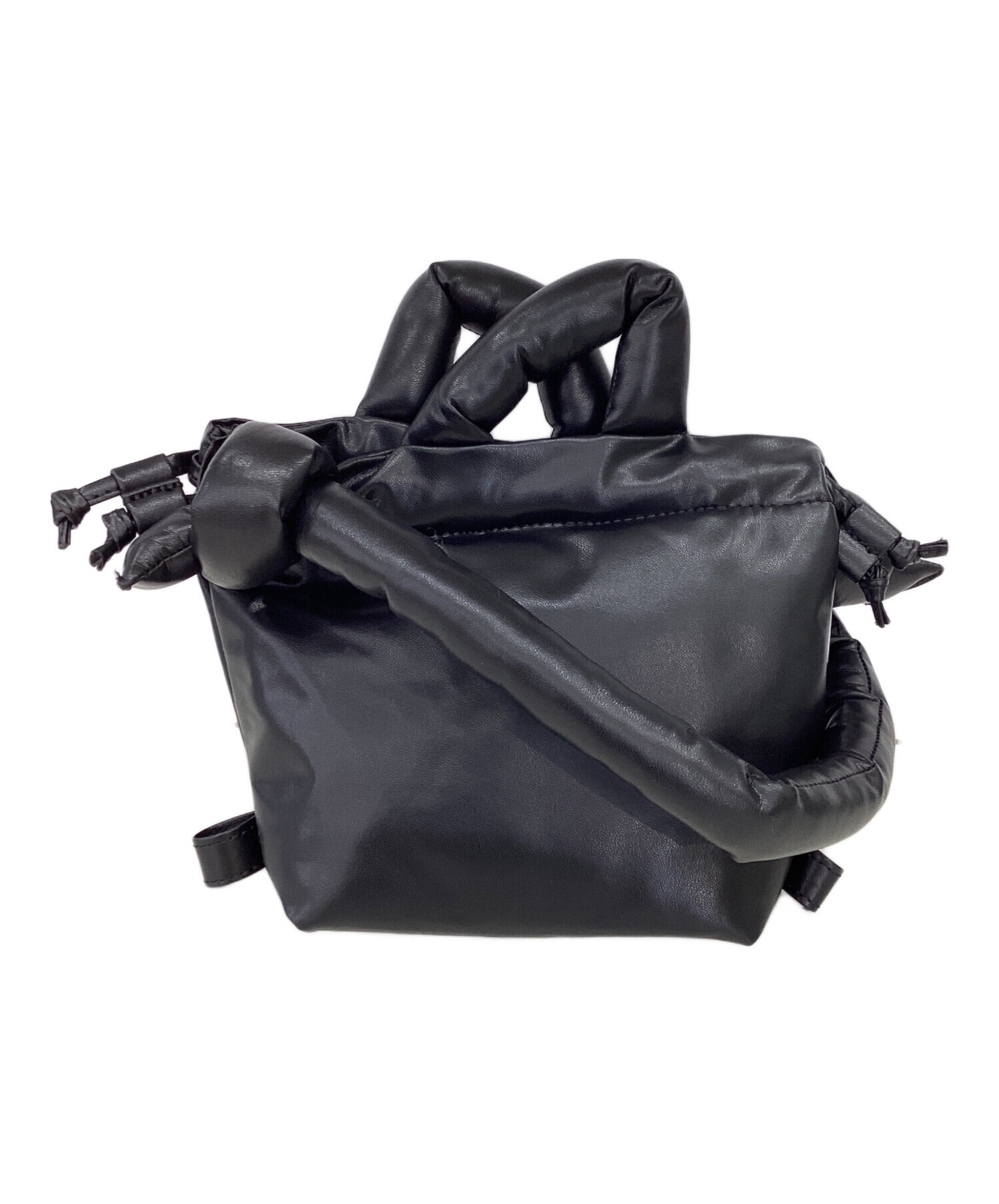 中古・古着通販】olend (オレンド) VEGAN LEATHER MICRO ONA ブラック