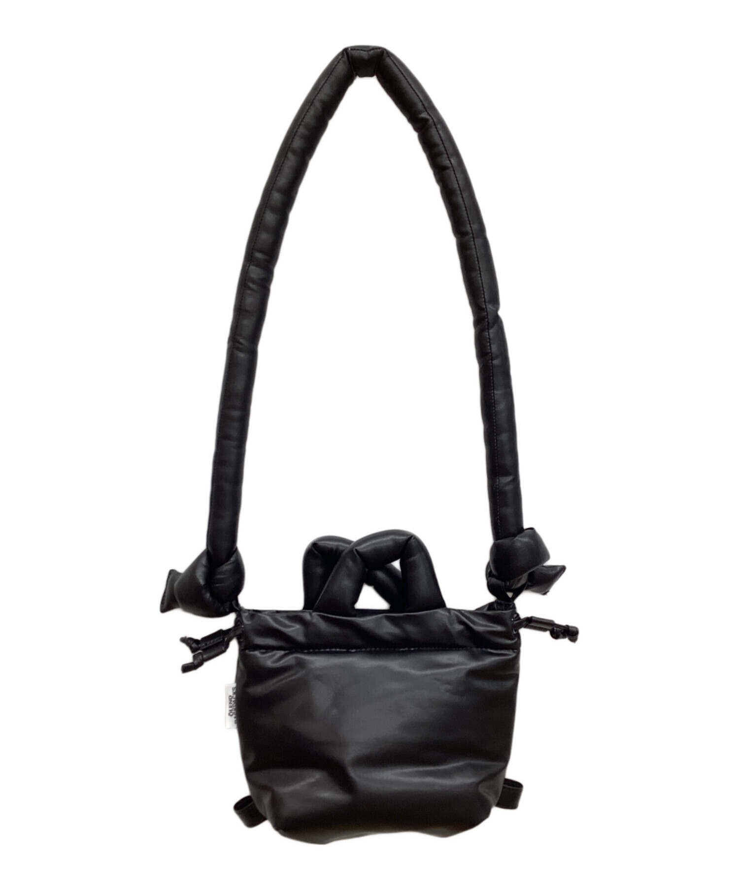 中古・古着通販】olend (オレンド) VEGAN LEATHER MICRO ONA ブラック 