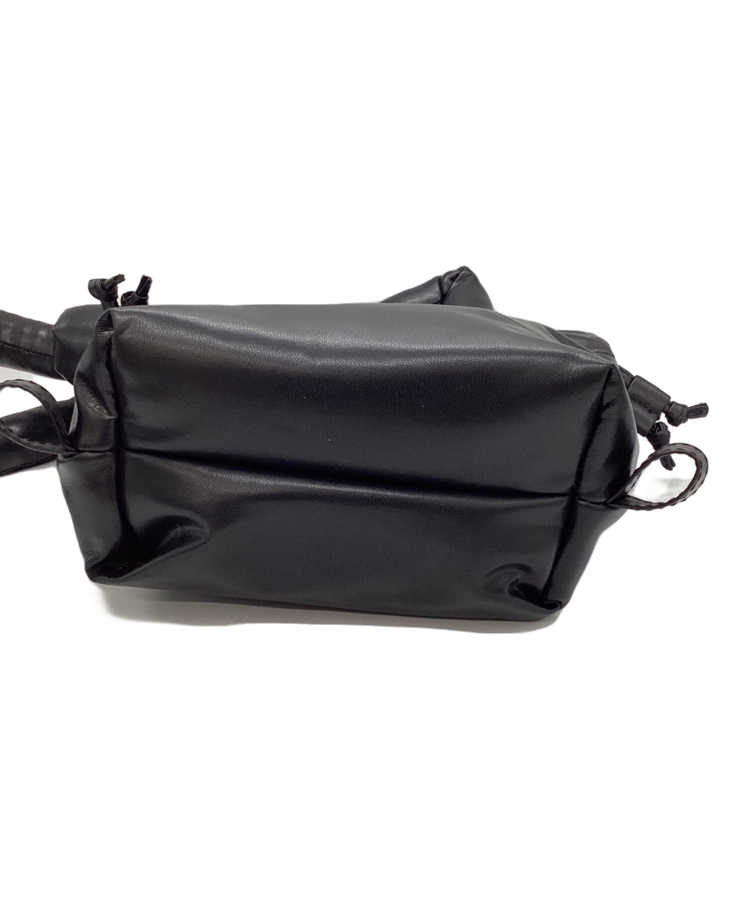 中古・古着通販】olend (オレンド) VEGAN LEATHER MICRO ONA ブラック 