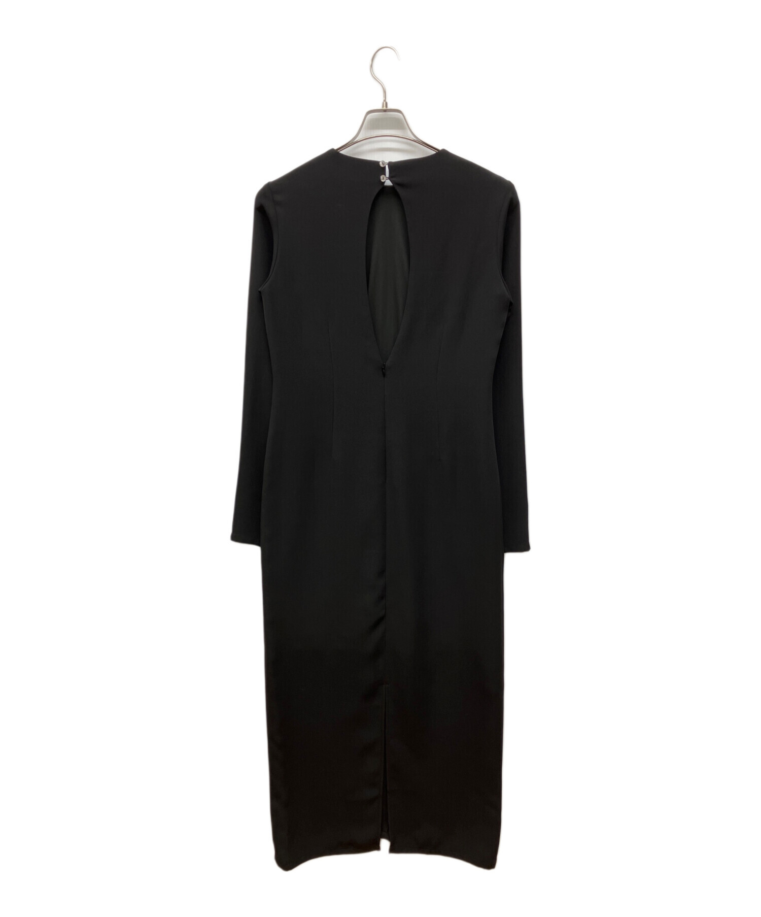 中古・古着通販】anuke (アンヌーク) Backopen Georgette Onepiece