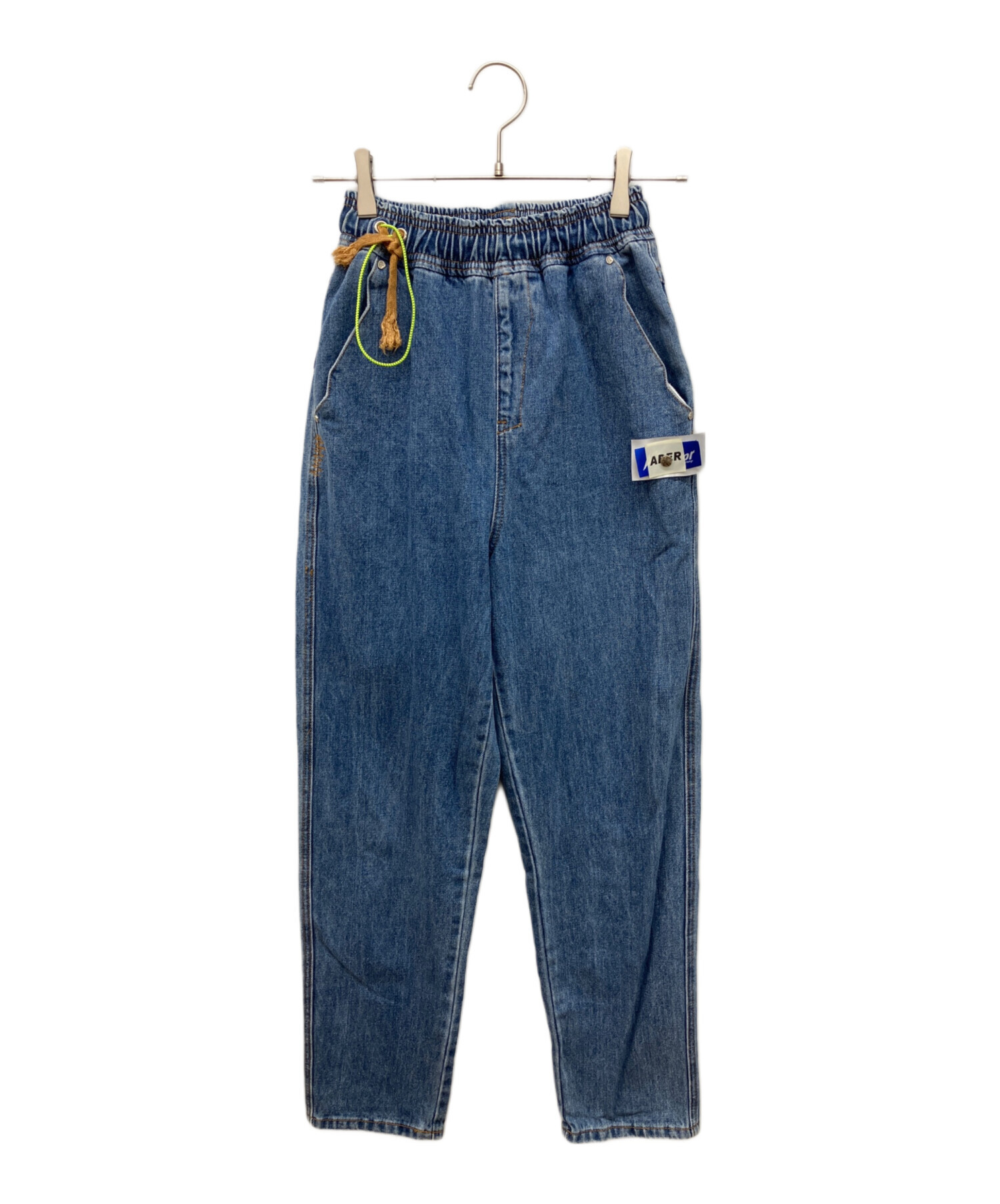 ADER ERROR JEANS 0101 Indigo M アーダーエラー 中古・古着通販】ADER error (アーダーエラー) リベットラベルデニム
