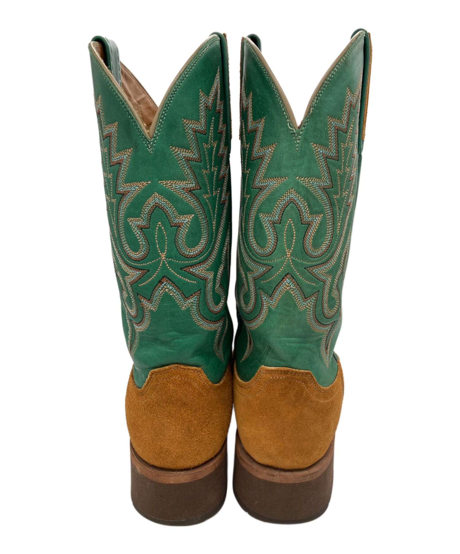 Lucchese 2000 ルケーシー ウエスタンブーツ バイカー ブラウン