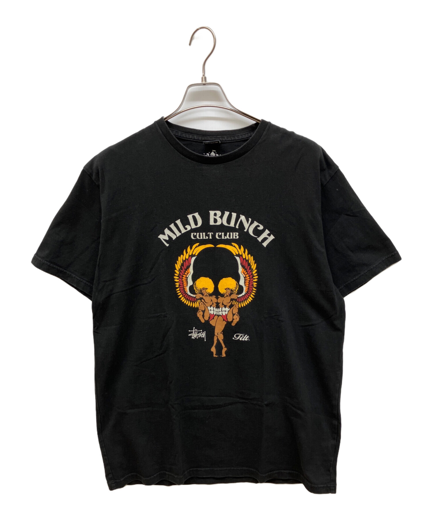 中古・古着通販】stussy (ステューシー) MILD BUNCH CULT CLUB Tシャツ