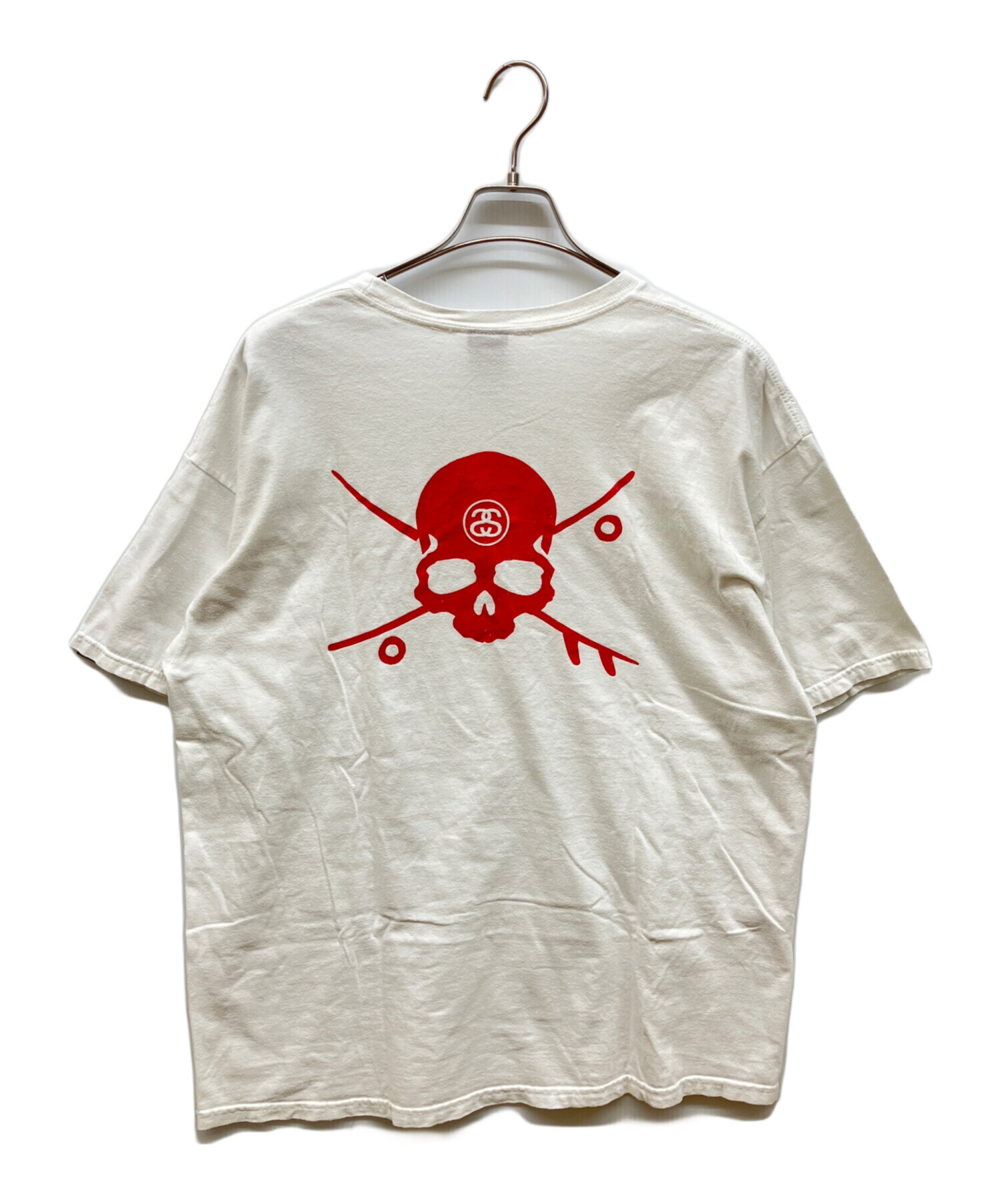 中古・古着通販】stussy (ステューシー) プリントTシャツ ホワイト