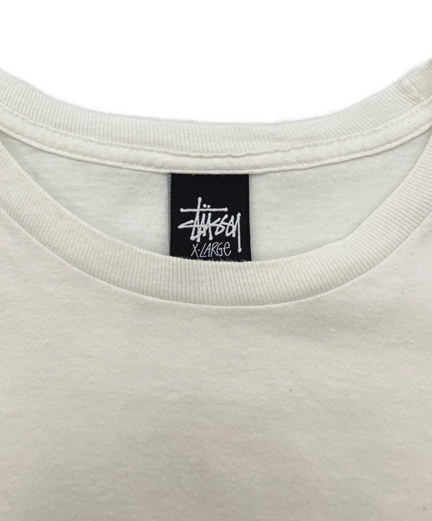 中古・古着通販】stussy (ステューシー) プリントTシャツ ホワイト