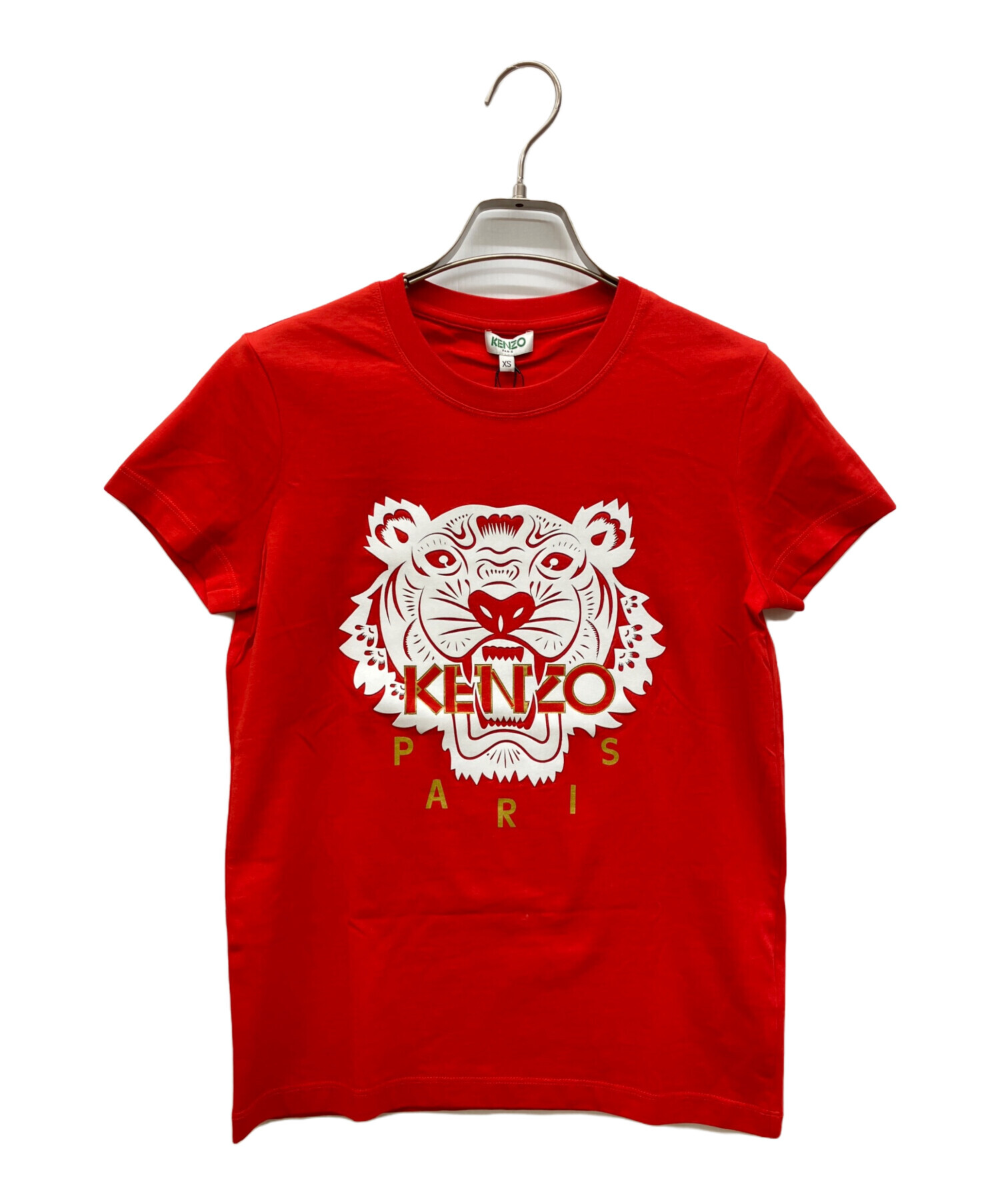 ⭐︎たー⭐︎ 中古・古着通販】KENZO (ケンゾー) クルーネックTシャツ レッド サイズ