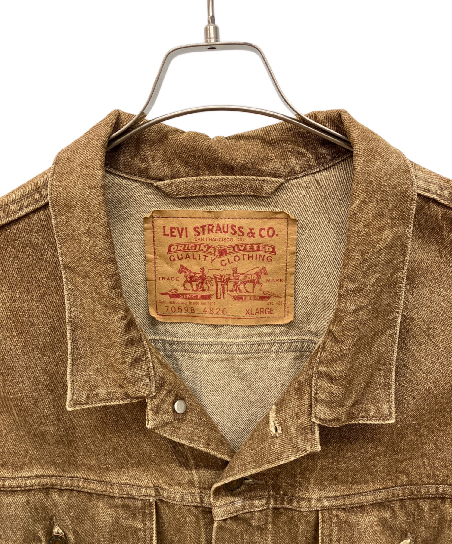 中古・古着通販】LEVI'S (リーバイス) 70598 4826 90's 先染めデニム
