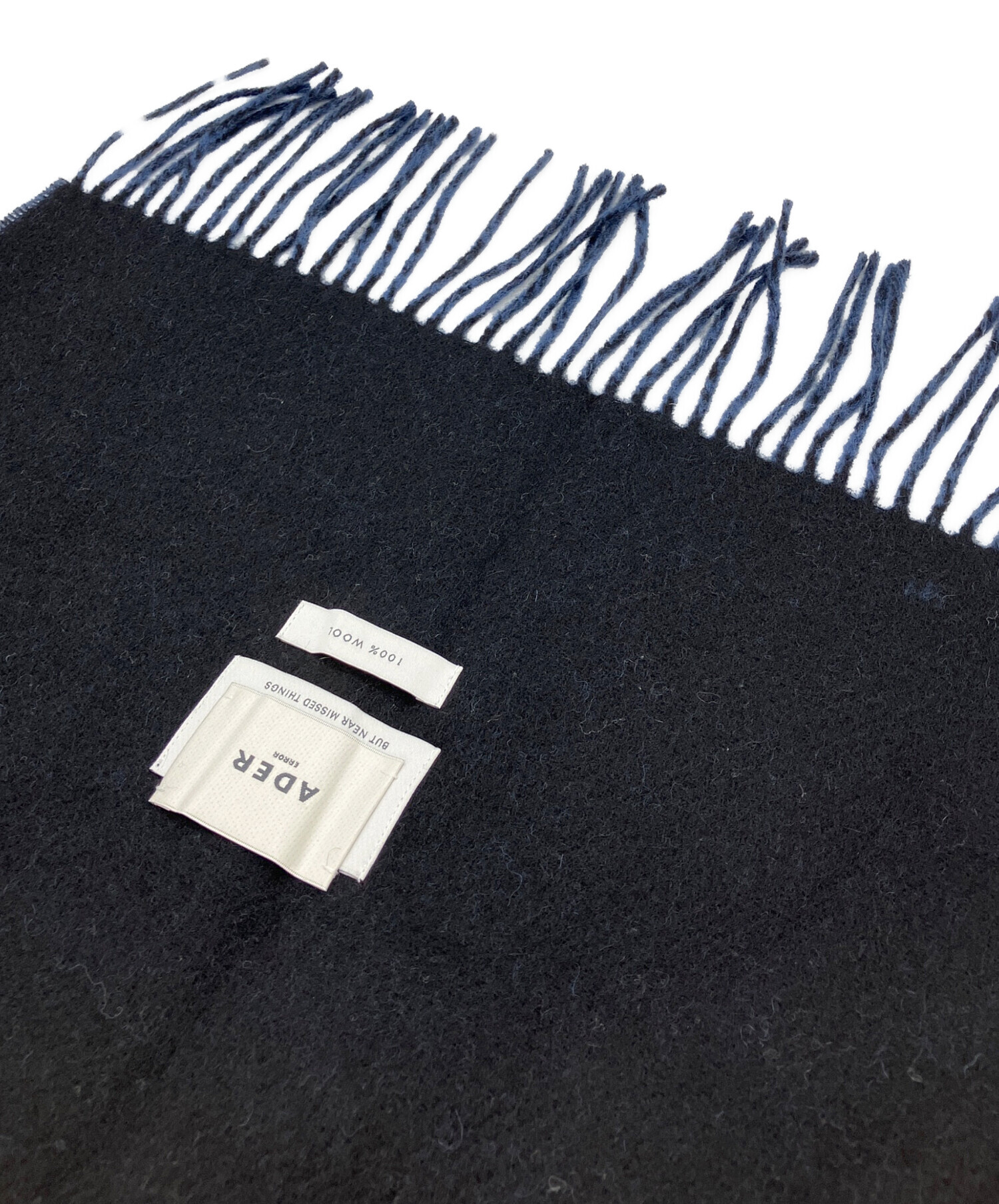 中古・古着通販】ADER error (アーダーエラー) マフラー ネイビー