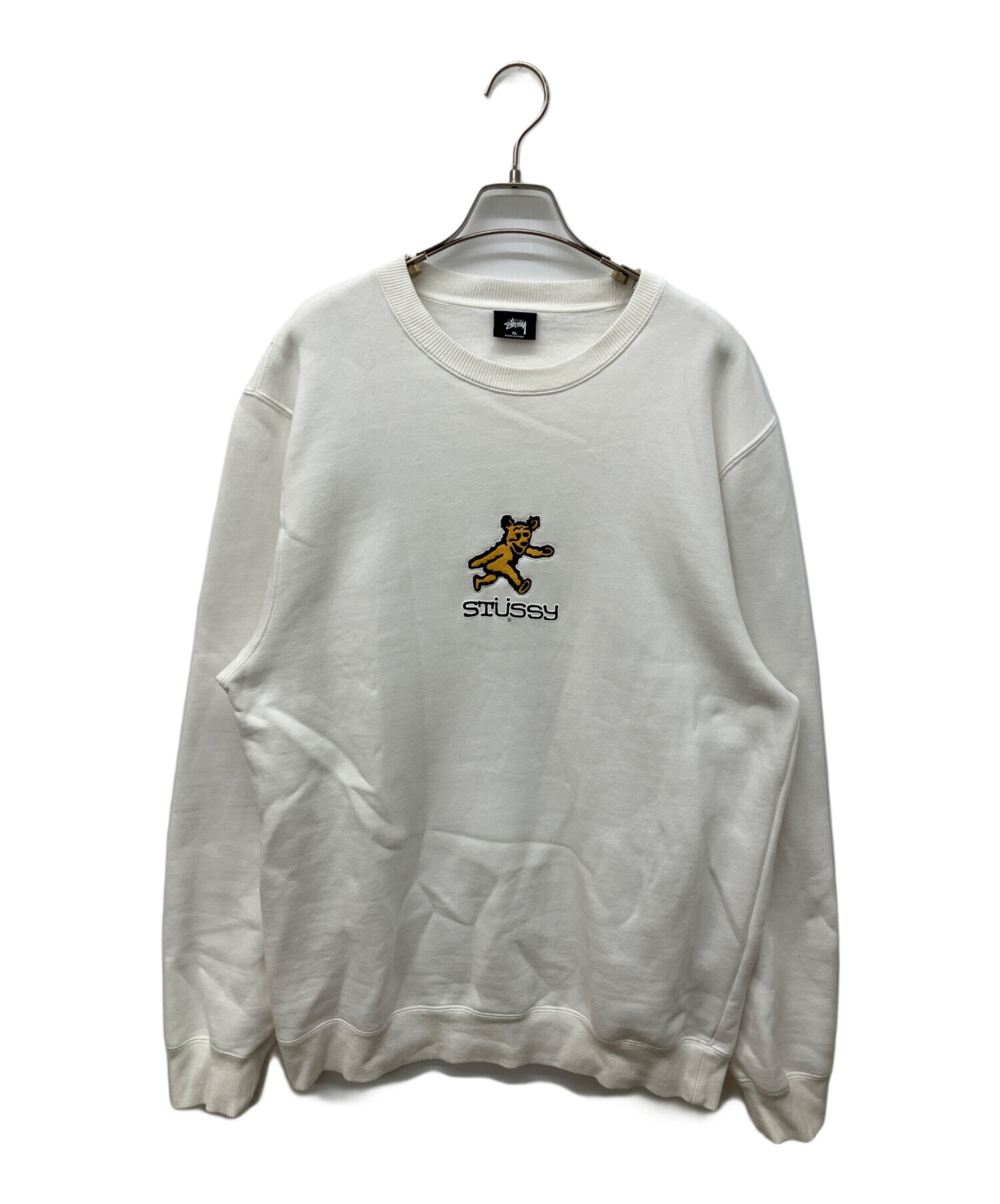 中古・古着通販】stussy (ステューシー) ロゴスウェット ホワイト