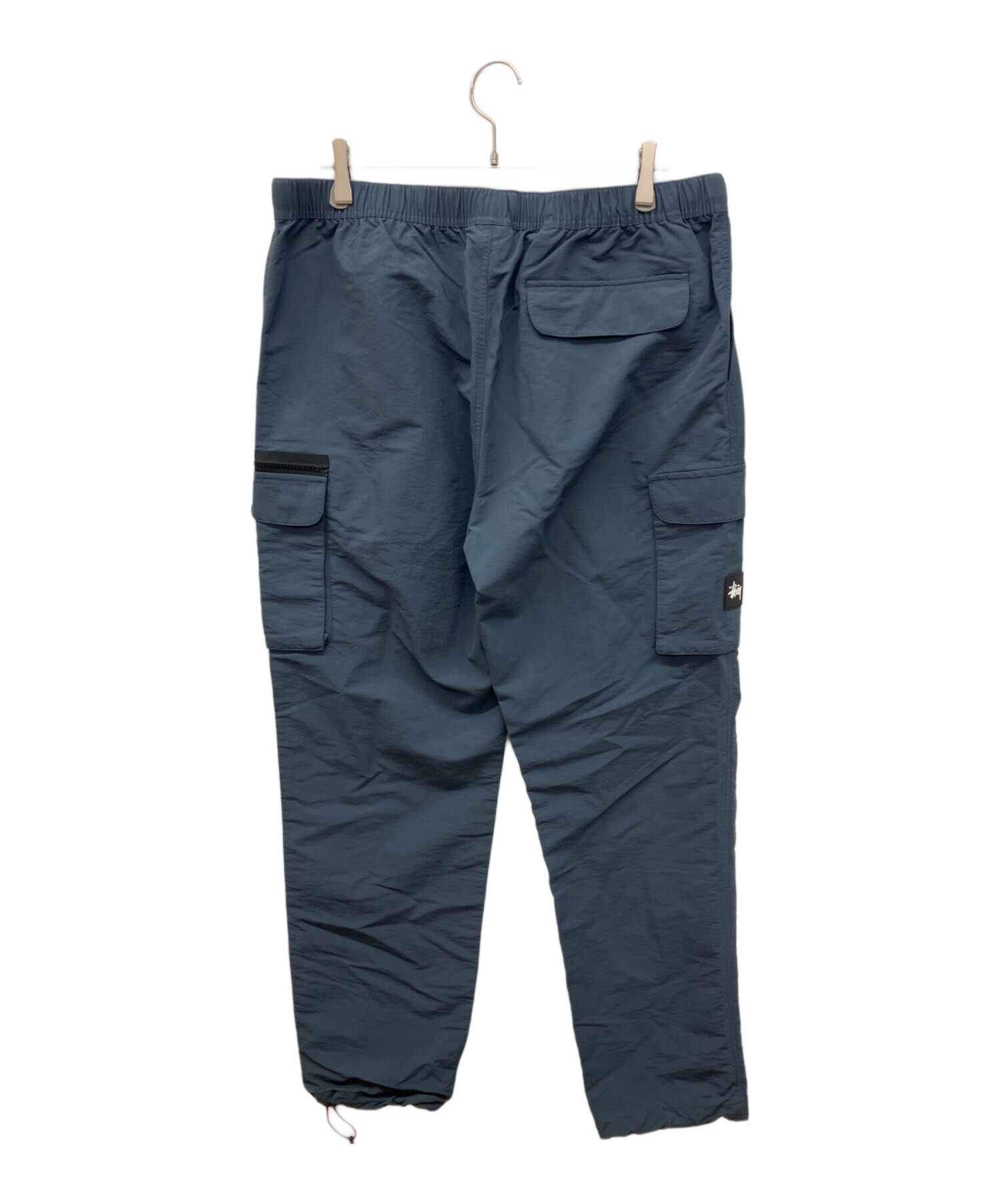 Stussy ネイビー カーゴパンツ Lサイズ 90-00's STUSSY ステューシー チノツイル カーゴパンツ ネイビー