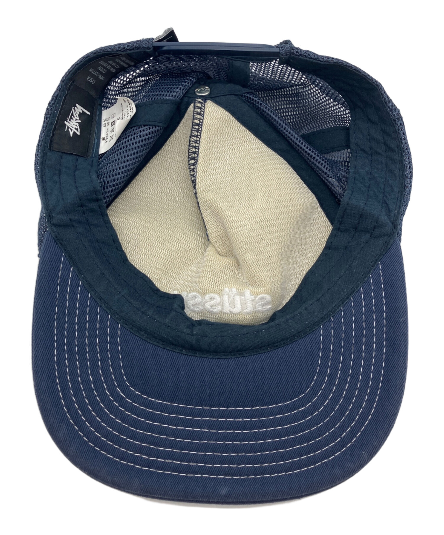 中古・古着通販】stussy (ステューシー) メッシュキャップ ロゴ