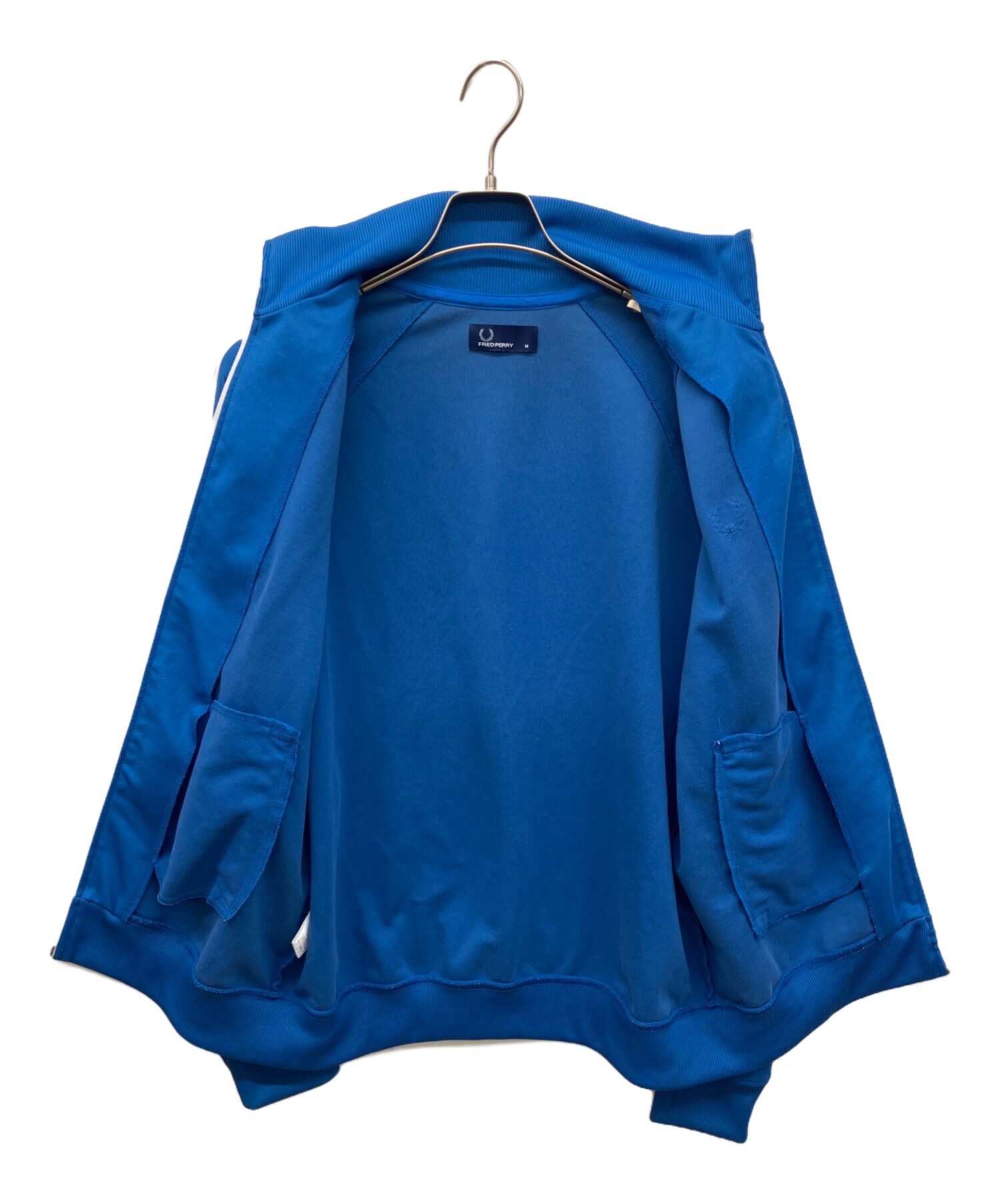 FRED PERRY フレッドペリー　トラックジャケット　水色 FRED PERRY フレッドペリー トラックジャケット ジャージ 水色 S
