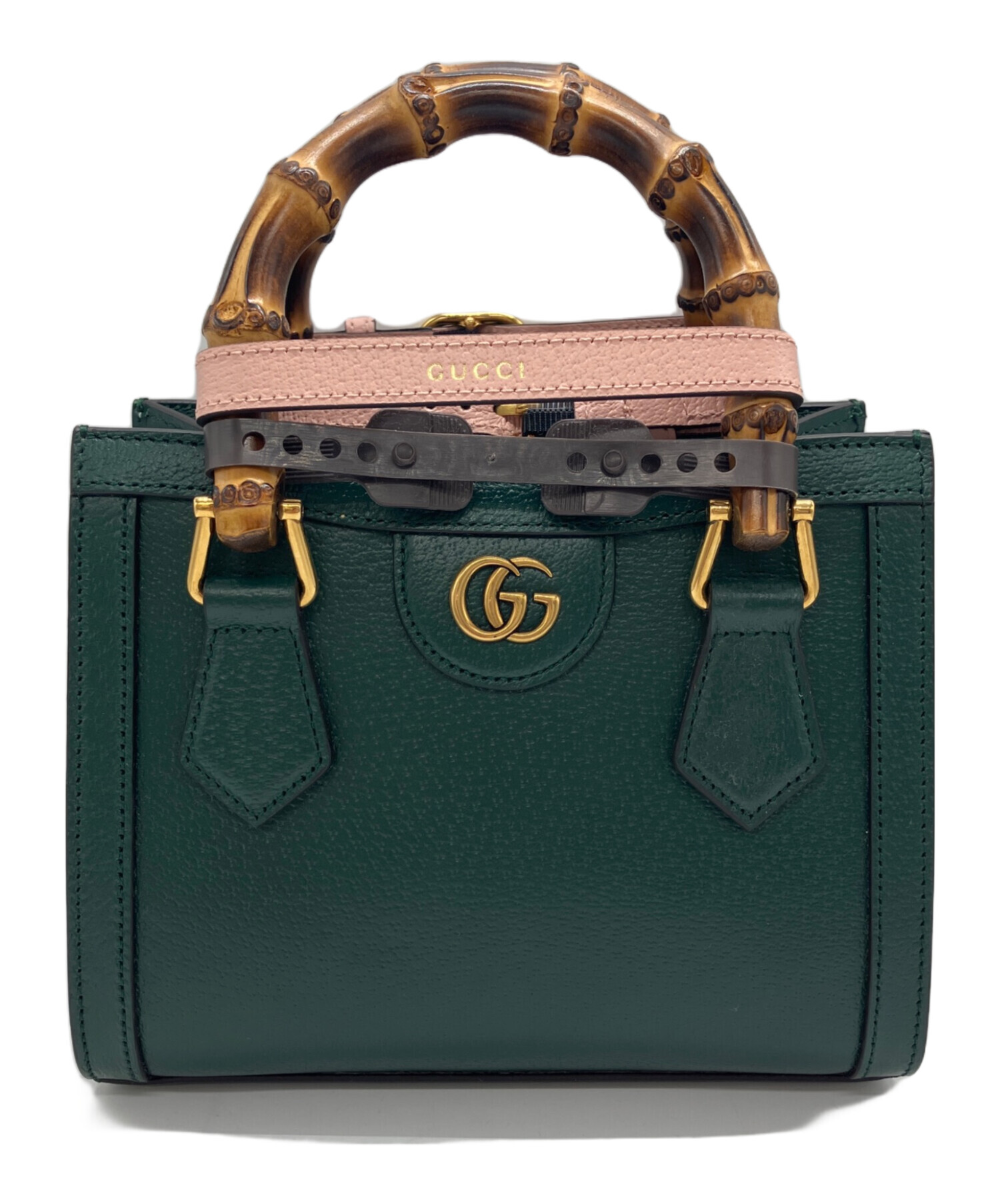 中古・古着通販】GUCCI (グッチ) ダイアナ バンブー 2WAYミニトート