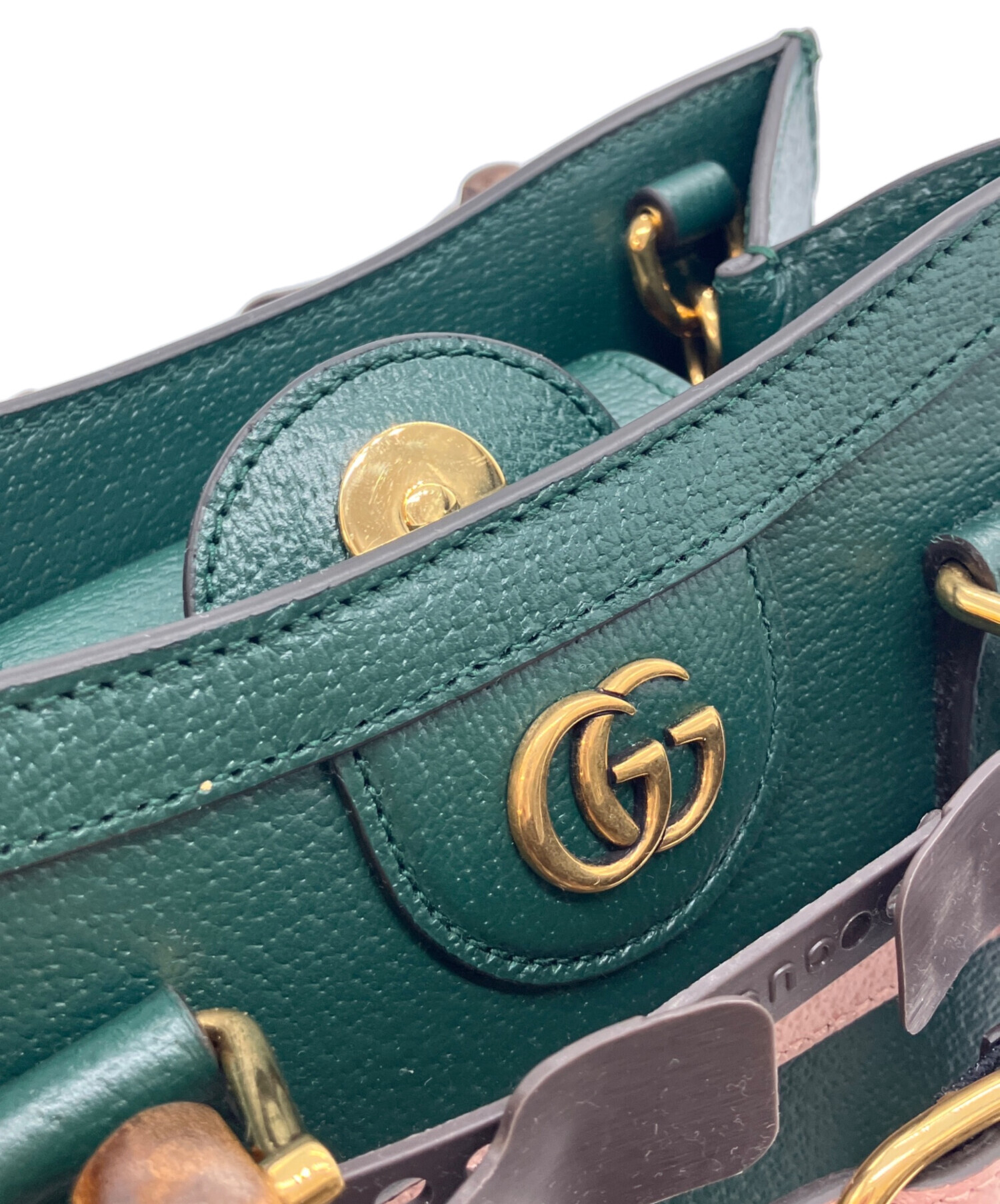 中古・古着通販】GUCCI (グッチ) ダイアナ バンブー 2WAYミニトート 