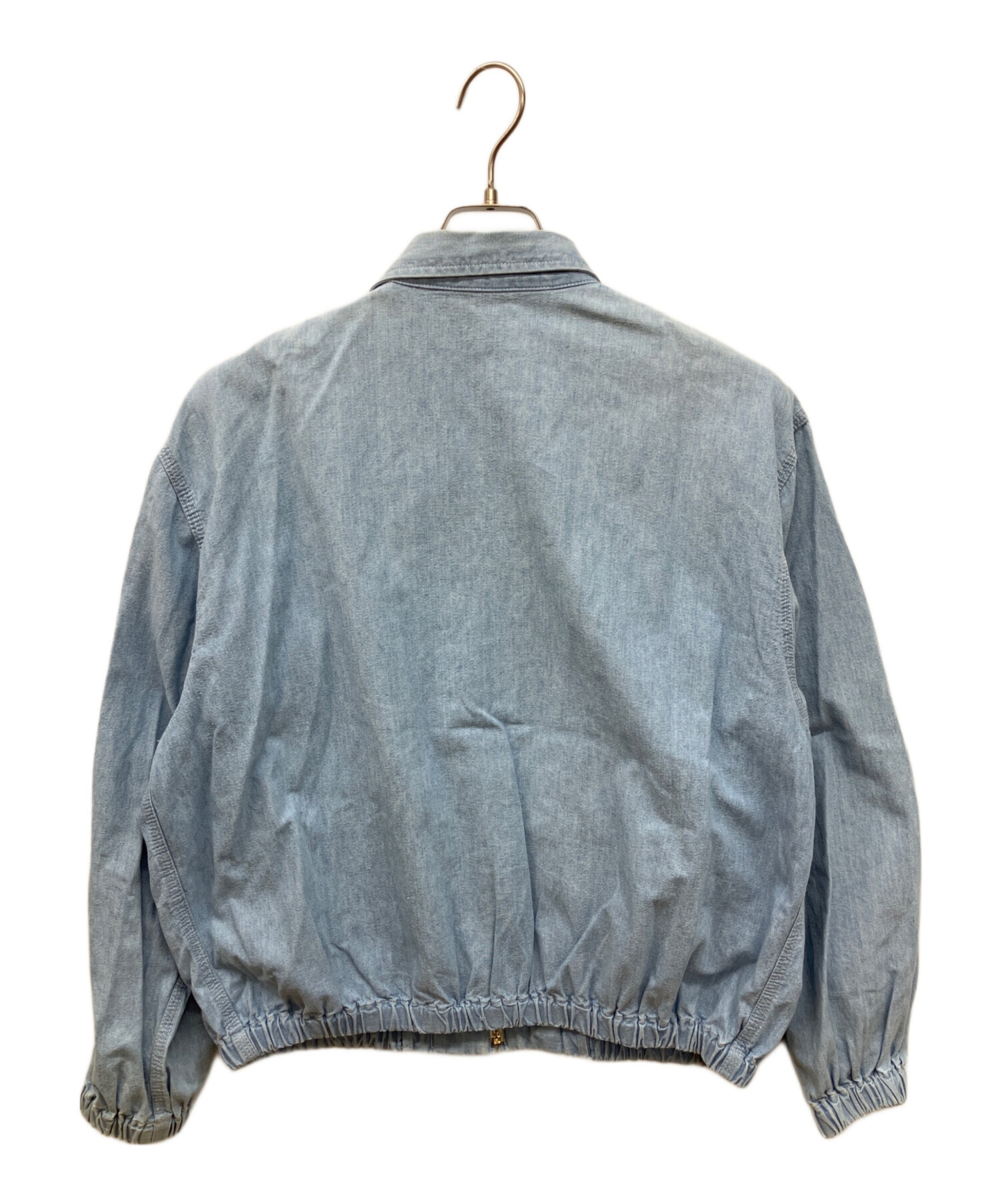 ラルフローレン 古着 シャンブレー スウィングトップ L ライトブルー 中古・古着通販】RALPH LAUREN (ラルフローレン) シャンブレースイング