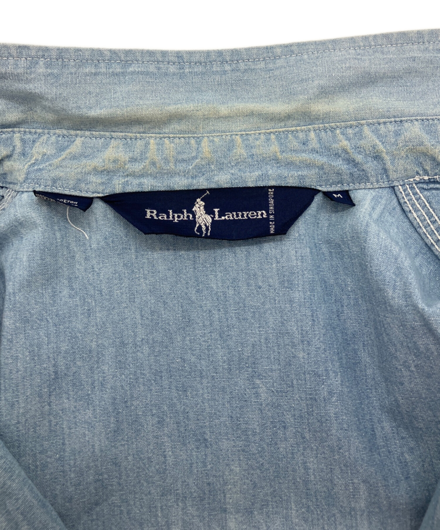 中古・古着通販】RALPH LAUREN (ラルフローレン) シャンブレースイング