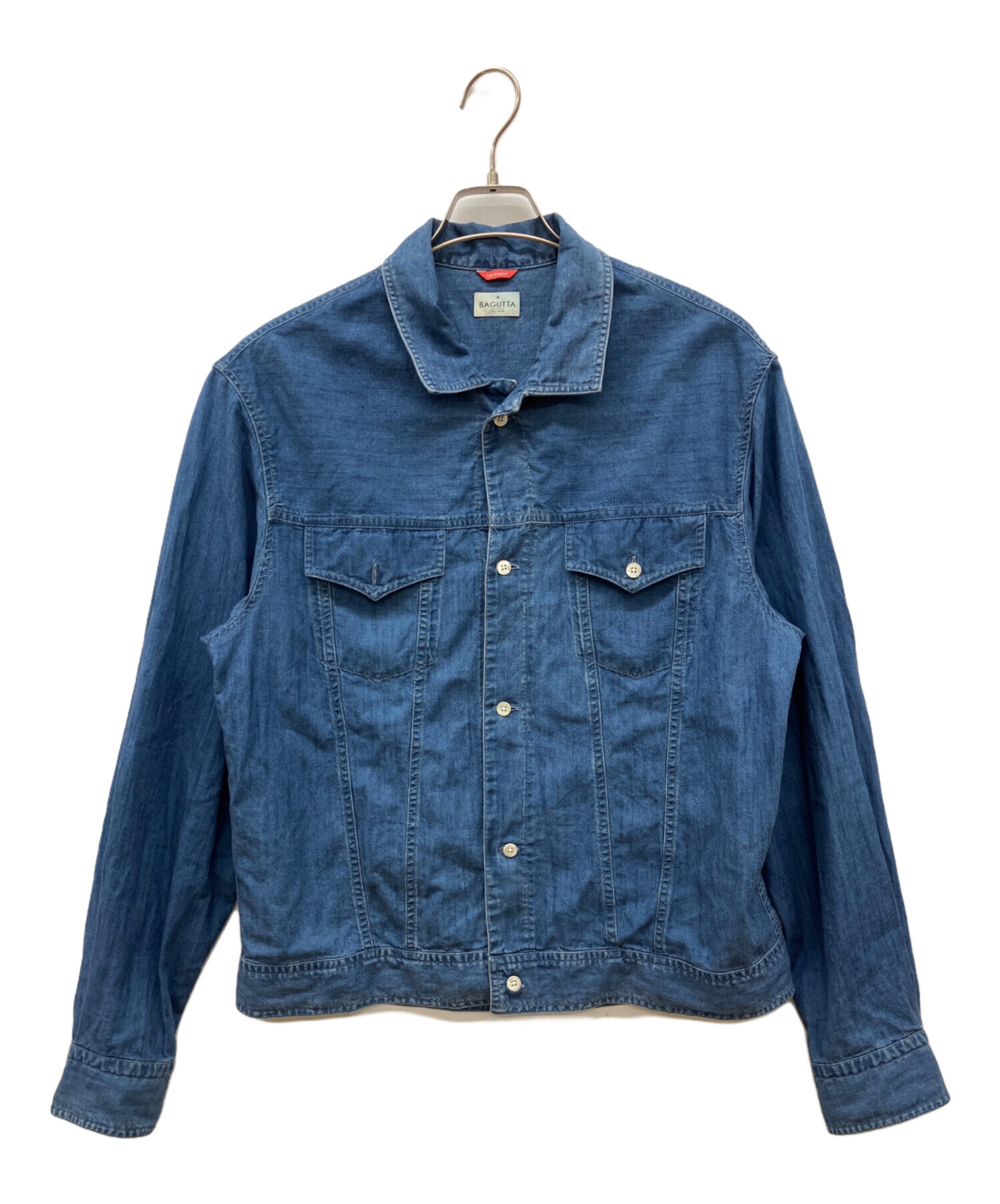 【定価6万】BAGUTTA THE バグッタ　ジージャン　シャツジャケットL 中古・古着通販】BAGUTTA (バグッタ) デニムジャケット シャツブルゾン