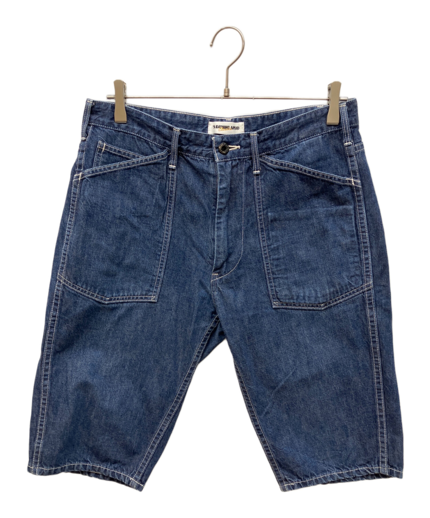 Abathing Ape デニムショートパンツ 中古・古着通販】A BATHING APE (アベイシングエイプ) デニムショート