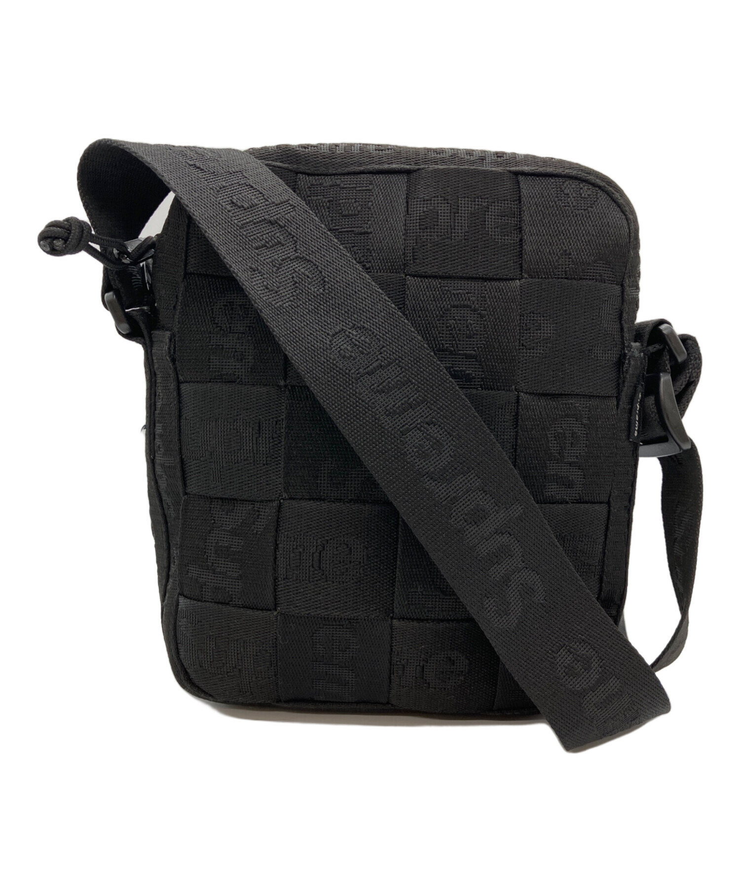 中古・古着通販】SUPREME (シュプリーム) WOVEN SHOULDER BAG ブラック 