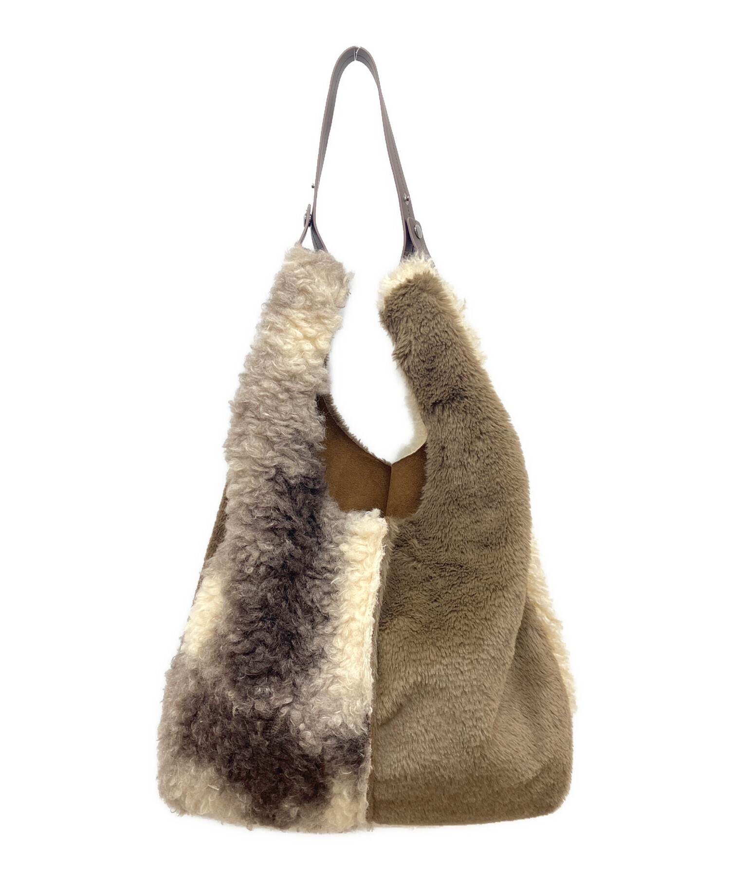 中古・古着通販】Ameri (アメリ) 2WAY VARIOUS BOA BAG ブラウン 
