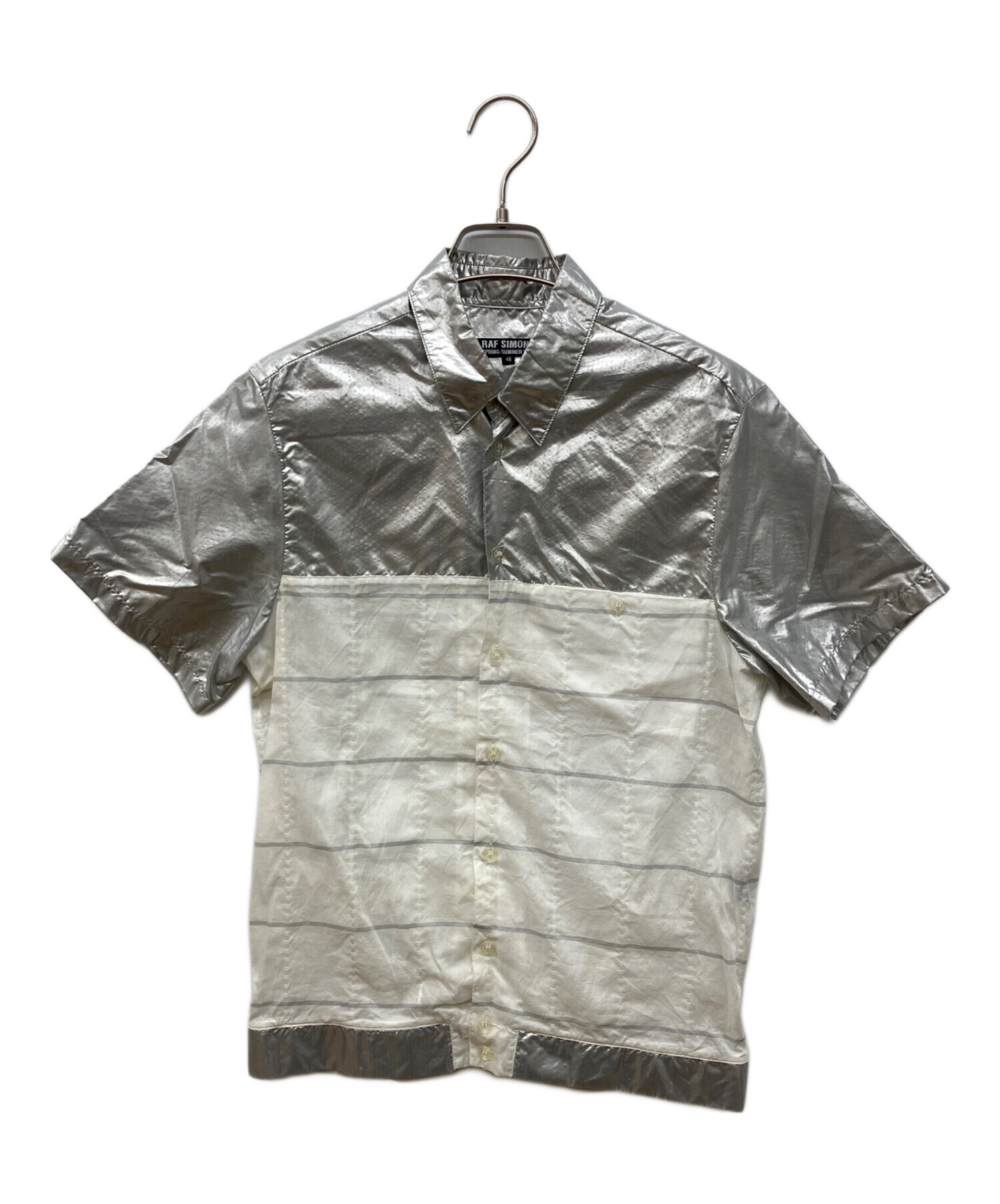 中古・古着通販】RAF SIMONS (ラフシモンズ) 07SS 半袖シャツ グレー
