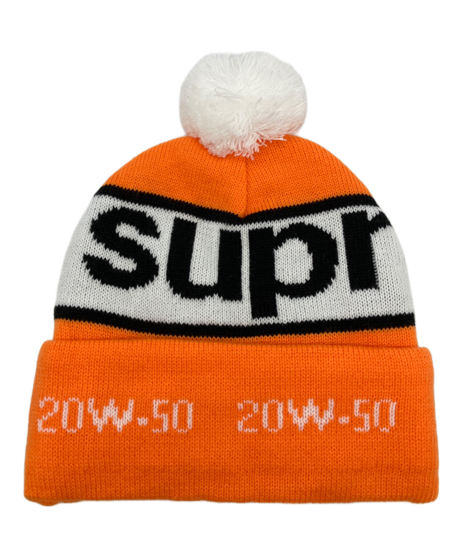 中古・古着通販】Supreme (シュプリーム) ニット帽 オレンジ｜ブランド