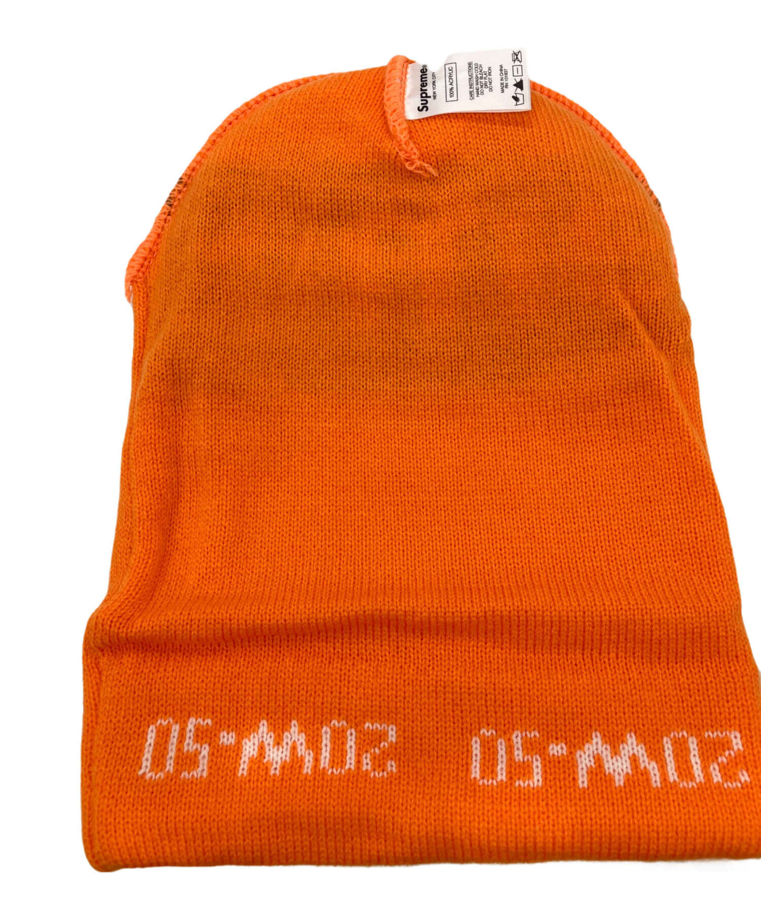 中古・古着通販】Supreme (シュプリーム) ニット帽 オレンジ｜ブランド