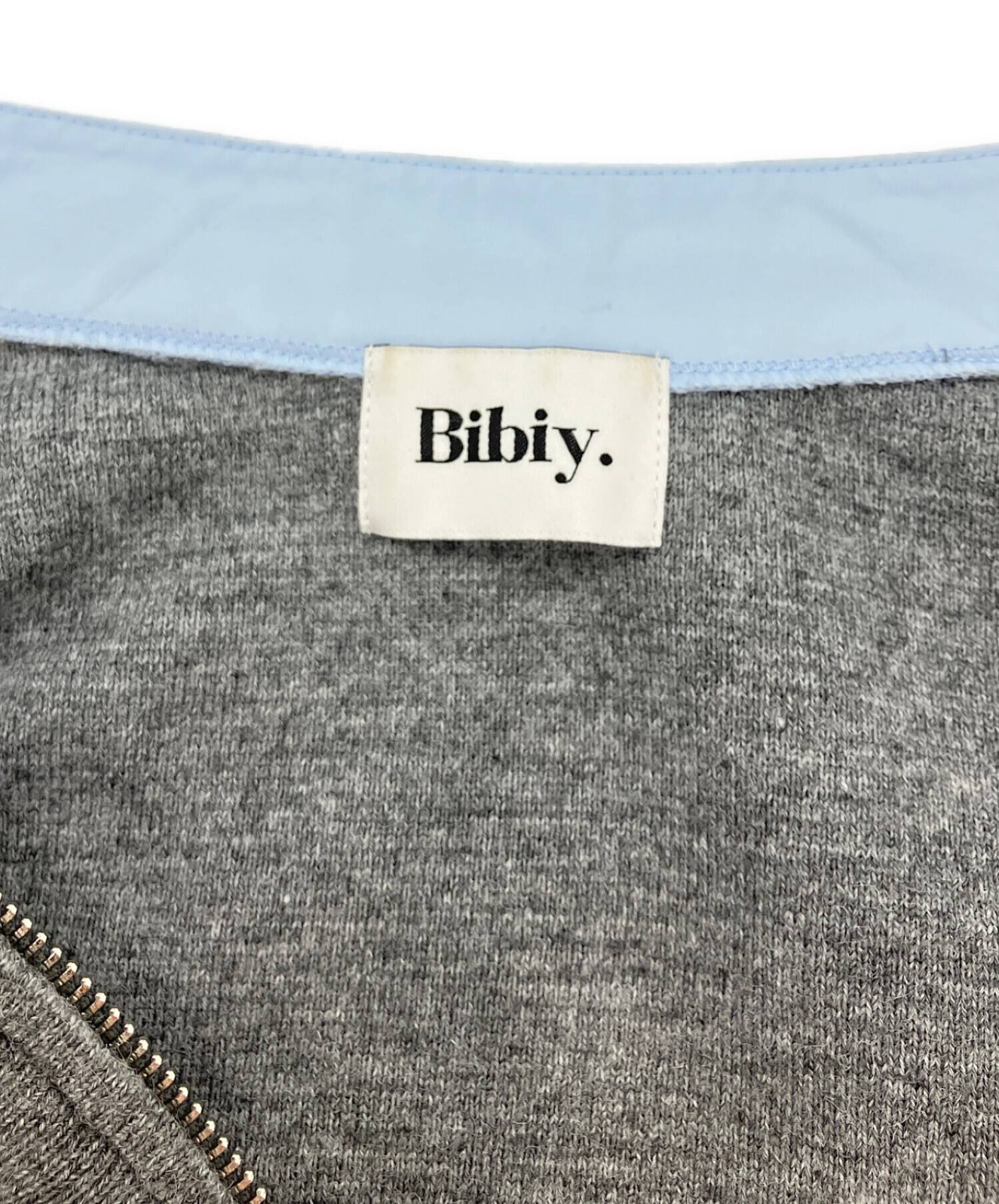 中古・古着通販】Bibiy. (ビビィ) SUSIE SHIRT KNIT GRAY シャツニット