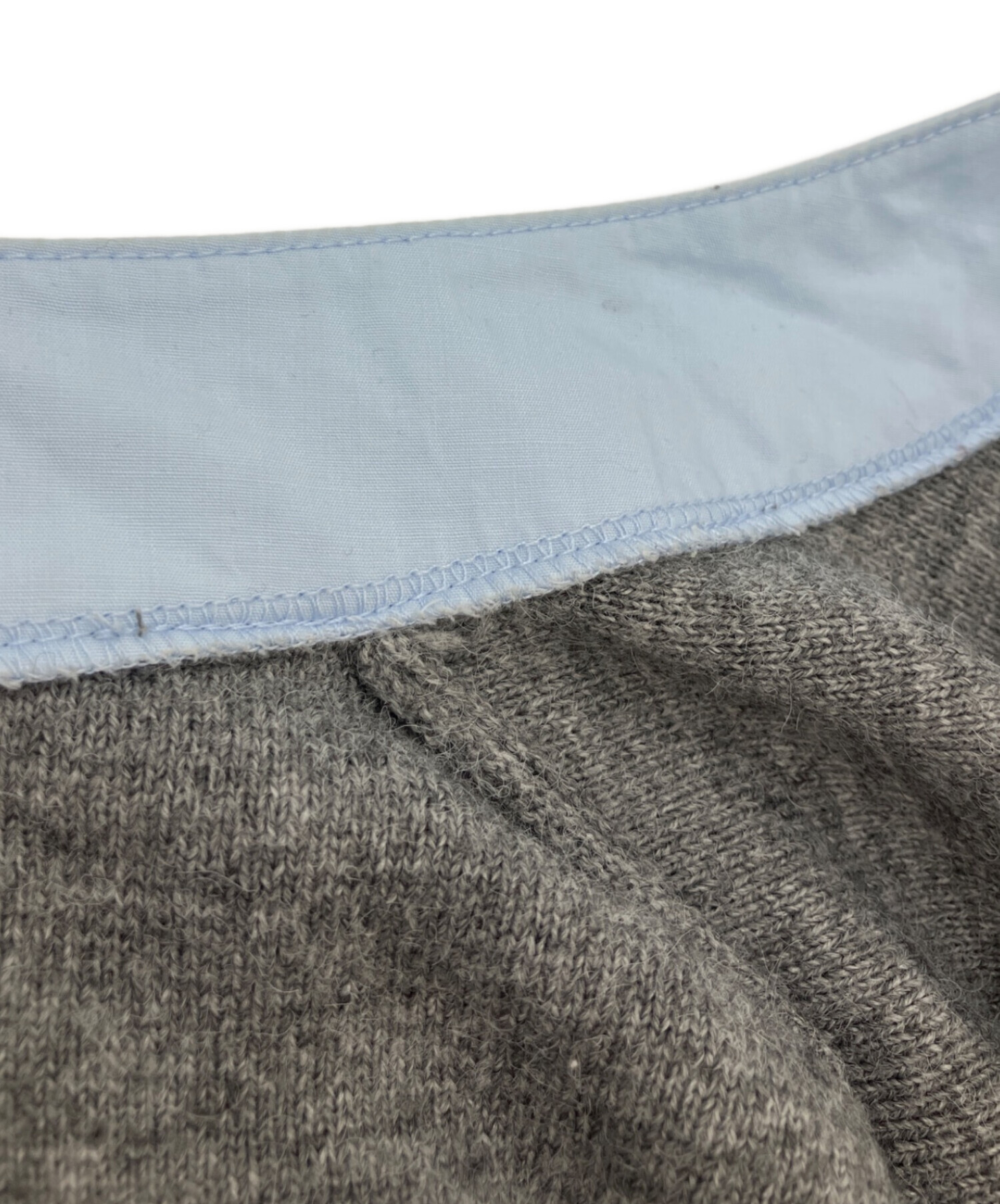 中古・古着通販】Bibiy. (ビビィ) SUSIE SHIRT KNIT GRAY シャツニット