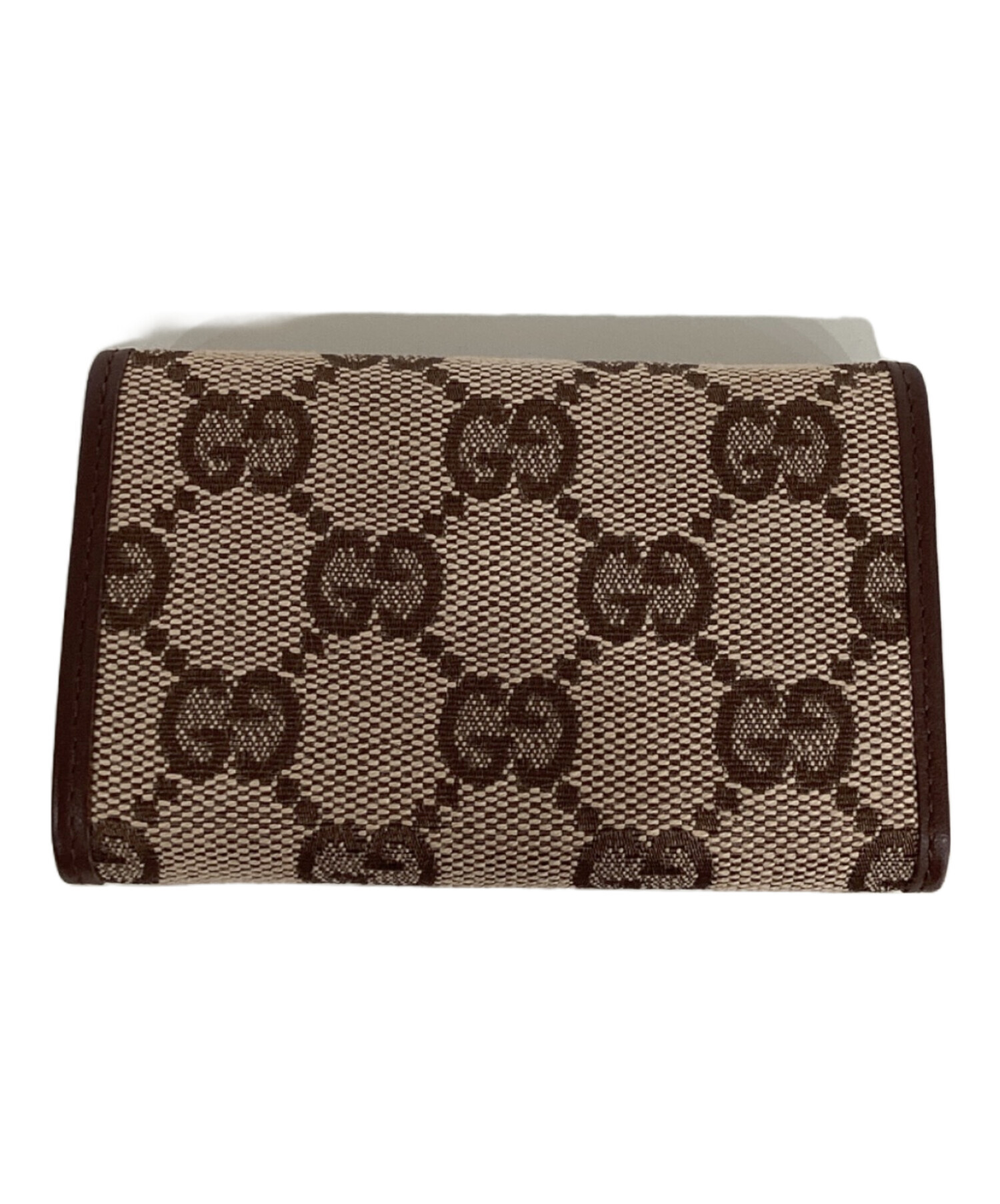 GUCCI ブラウンレザーキーケース 中古・古着通販】GUCCI (グッチ) キーケース ブラウン｜ブランド・古着