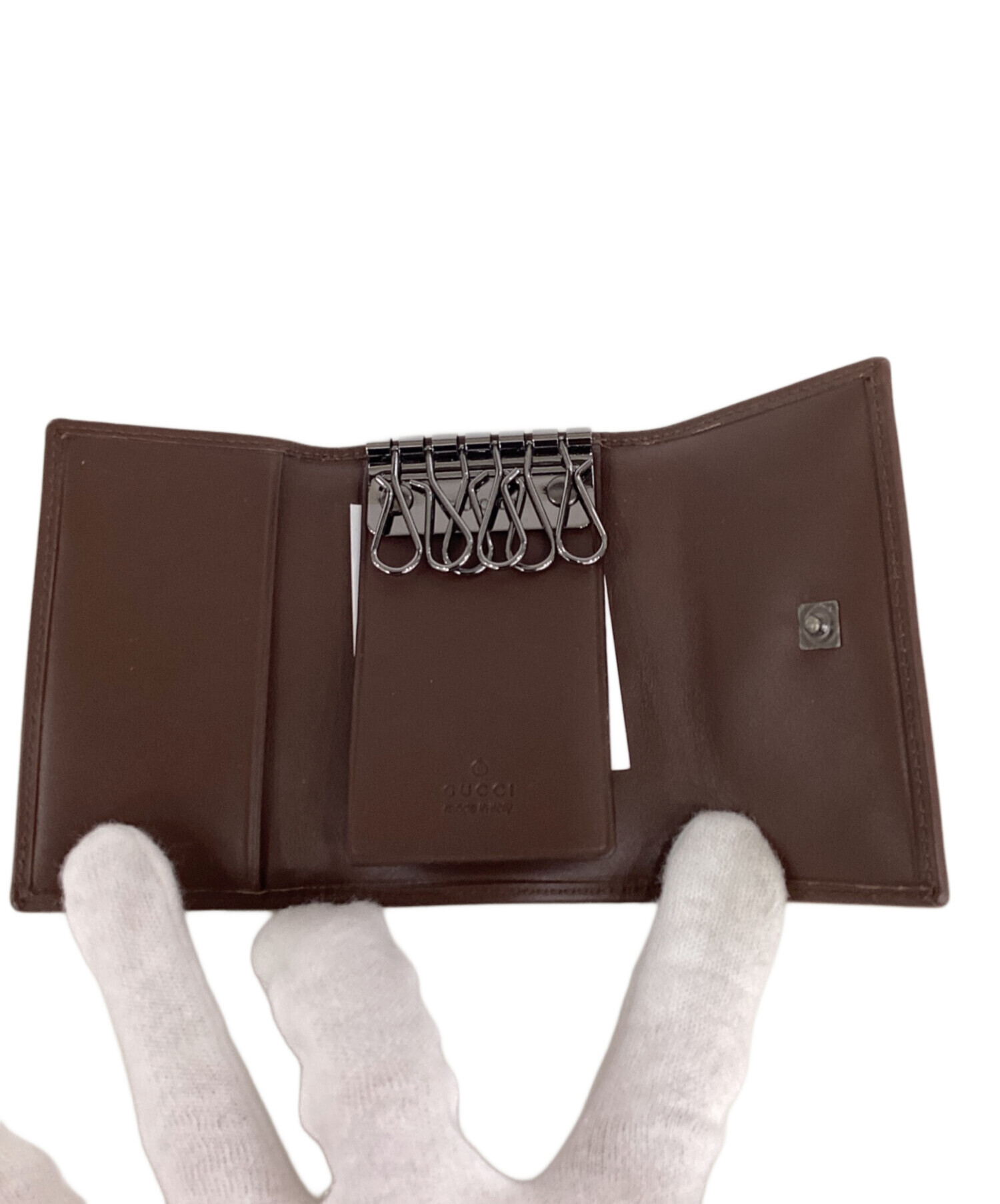 中古・古着通販】GUCCI (グッチ) キーケース ブラウン｜ブランド・古着