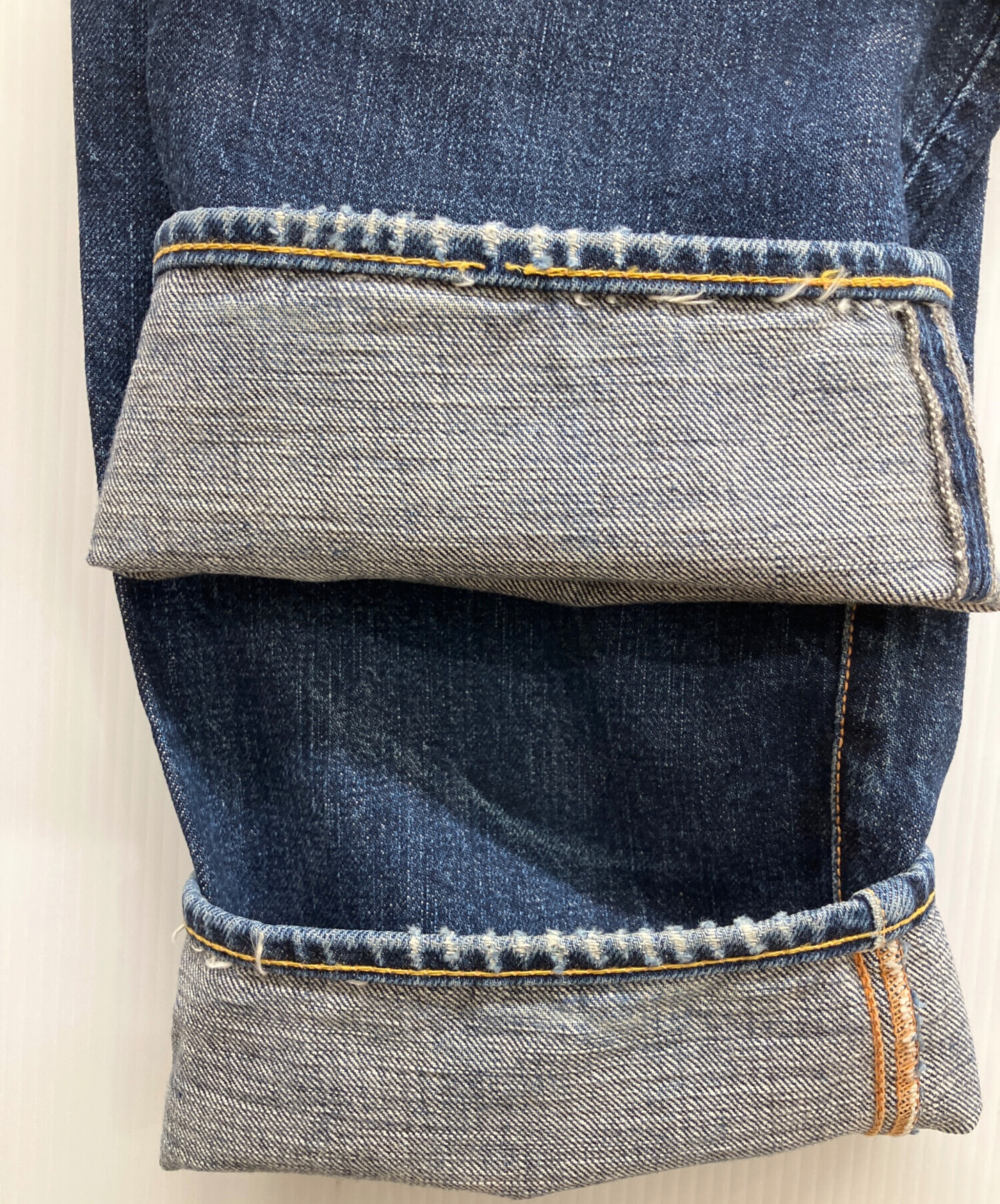 中古・古着通販】YAMANE (ヤマネ) デニムパンツ インディゴ サイズ