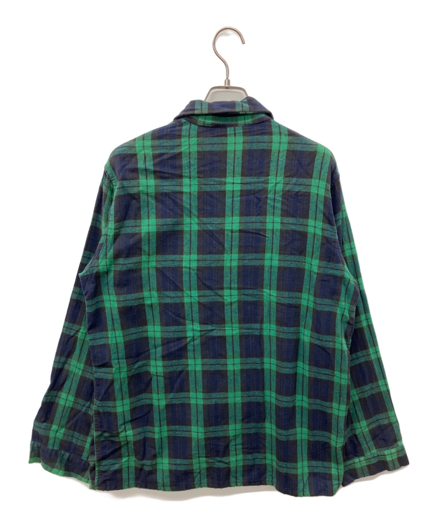 中古・古着通販】L.L.Bean (エルエルビーン) チェックシャツ グリーン 