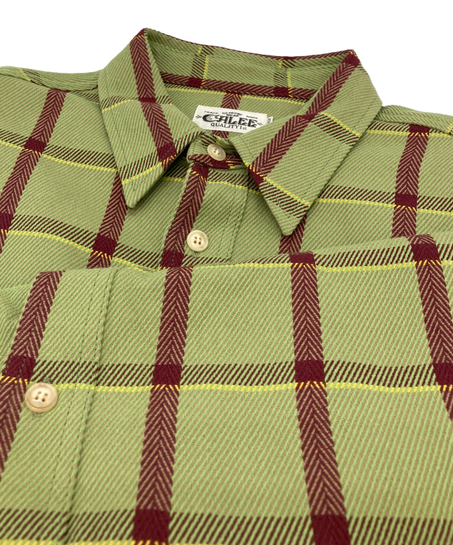 中古・古着通販】CALEE (キャリー) 長袖シャツ グリーン サイズ:XXL