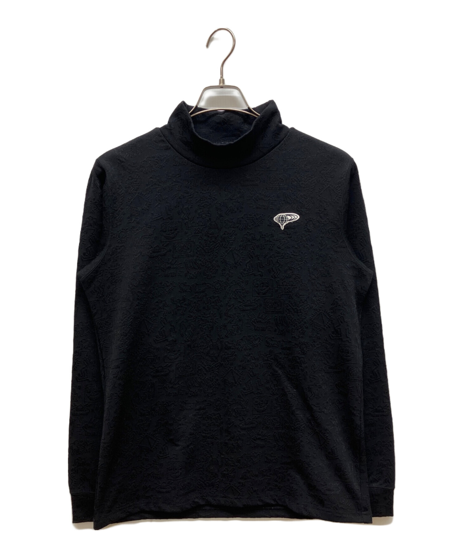 BEAMS GOLF ビームスゴルフ 毛100% ウールニットドット柄ブラック 中古・古着通販】BEAMS GOLF (ビームスゴルフ) Keith Haring (キース