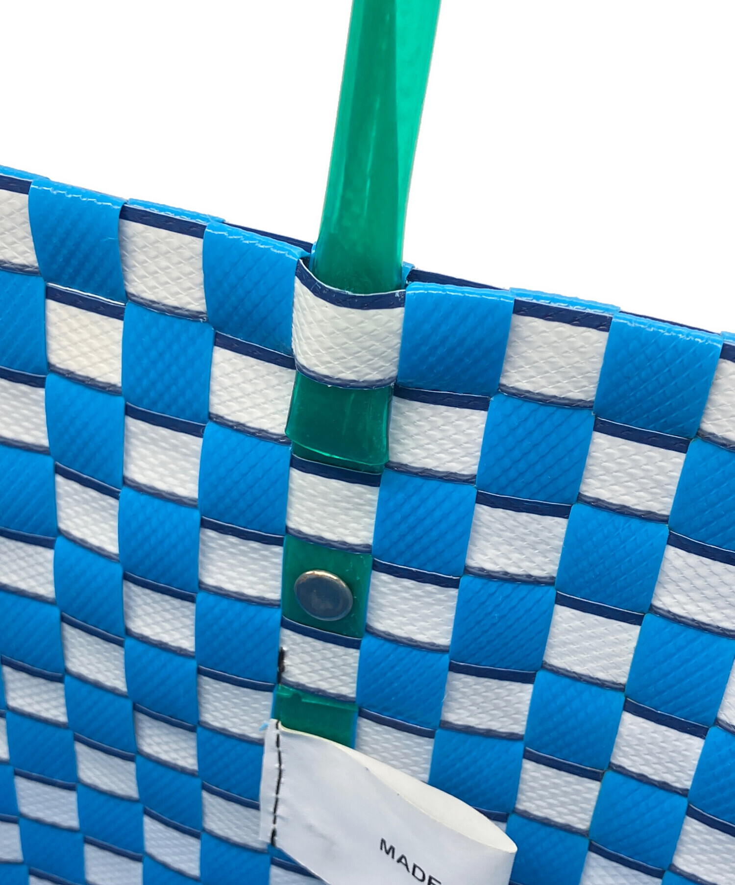 中古・古着通販】MARNI (マルニ) フラワーバスケットバッグ ブルー