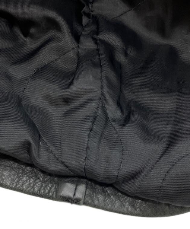 中古・古着通販】GAP (ギャップ) 00's レザーコート ブラック サイズ