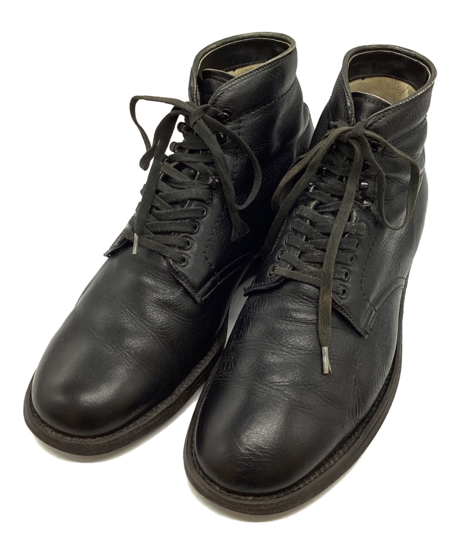 ALDEN オールデン ブーツ 27cm 黒 【古着】【中古】【送料無料】 中古・古着通販】Alden (オールデン) プレーントゥブーツ ブラック
