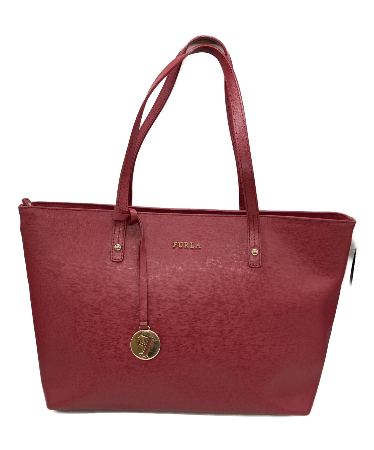 中古・古着通販】FURLA (フルラ) レザートートバッグ レッド｜ブランド