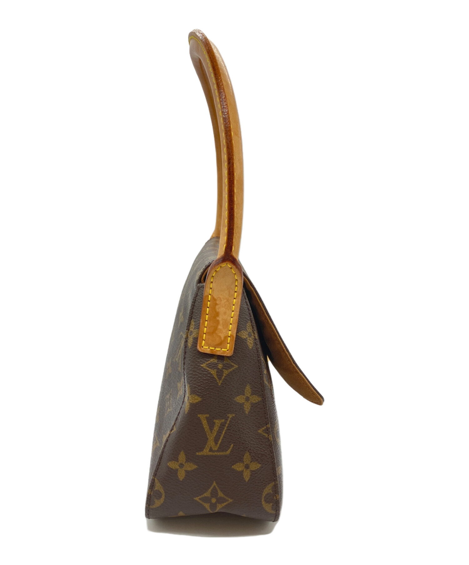 【美品】LV ルイヴィトン モノグラムミニルーピング M11021 ハンドバッグ ルイヴィトンミニルーピング USA製 14145 ブラウン レディース