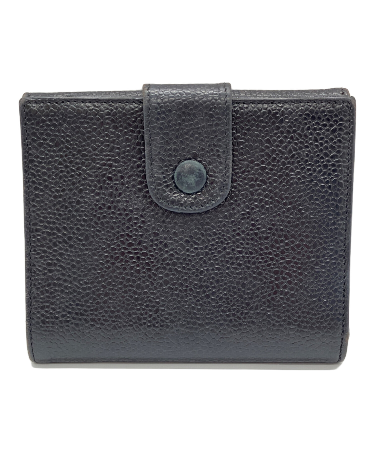 中古・古着通販】CHANEL (シャネル) ココマークWホック財布 キャビア