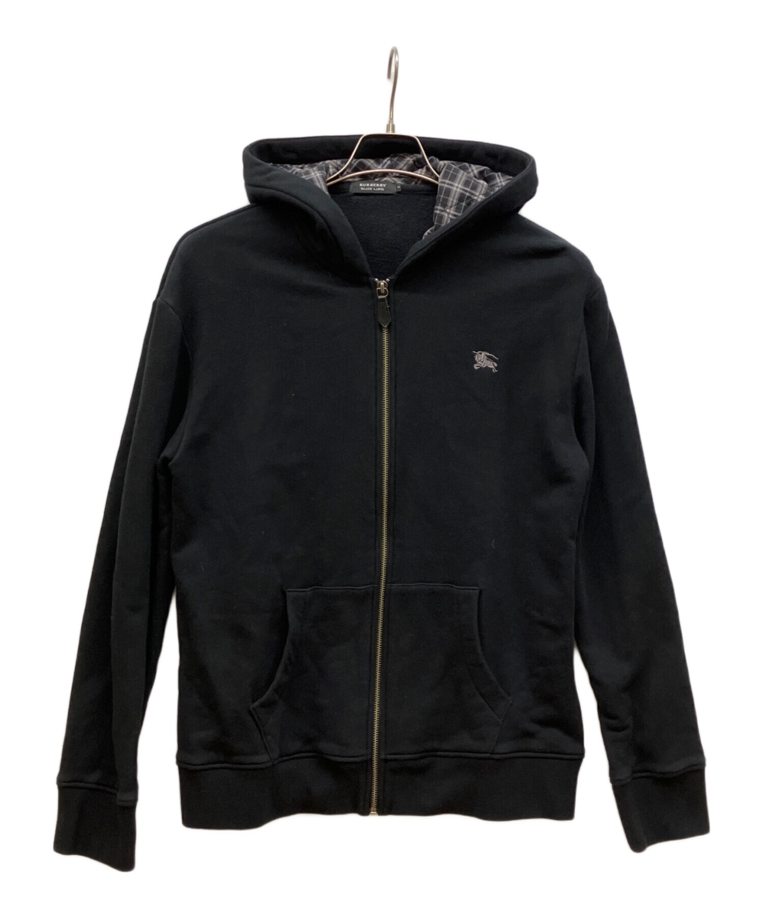 Burberry black label ファー パーカー ロゴ BURBERRY BLACK LABEL ジップパーカー ラビットファー 3 【公式通販】